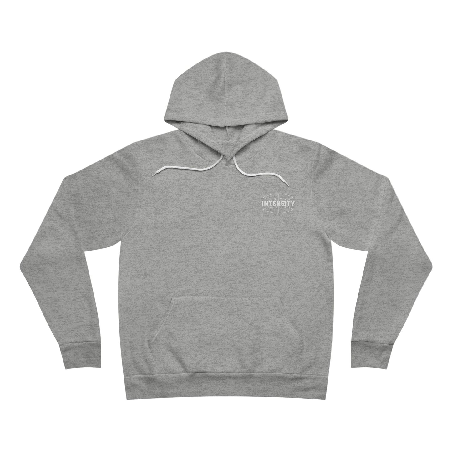 Men's "Train With Intensity" Regular Hoodie (White)