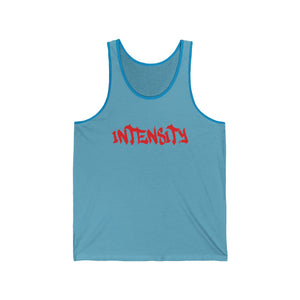 Open image in slideshow, Men&#39;s &quot;INTENSITY&quot; Jersey Tank (Red)
