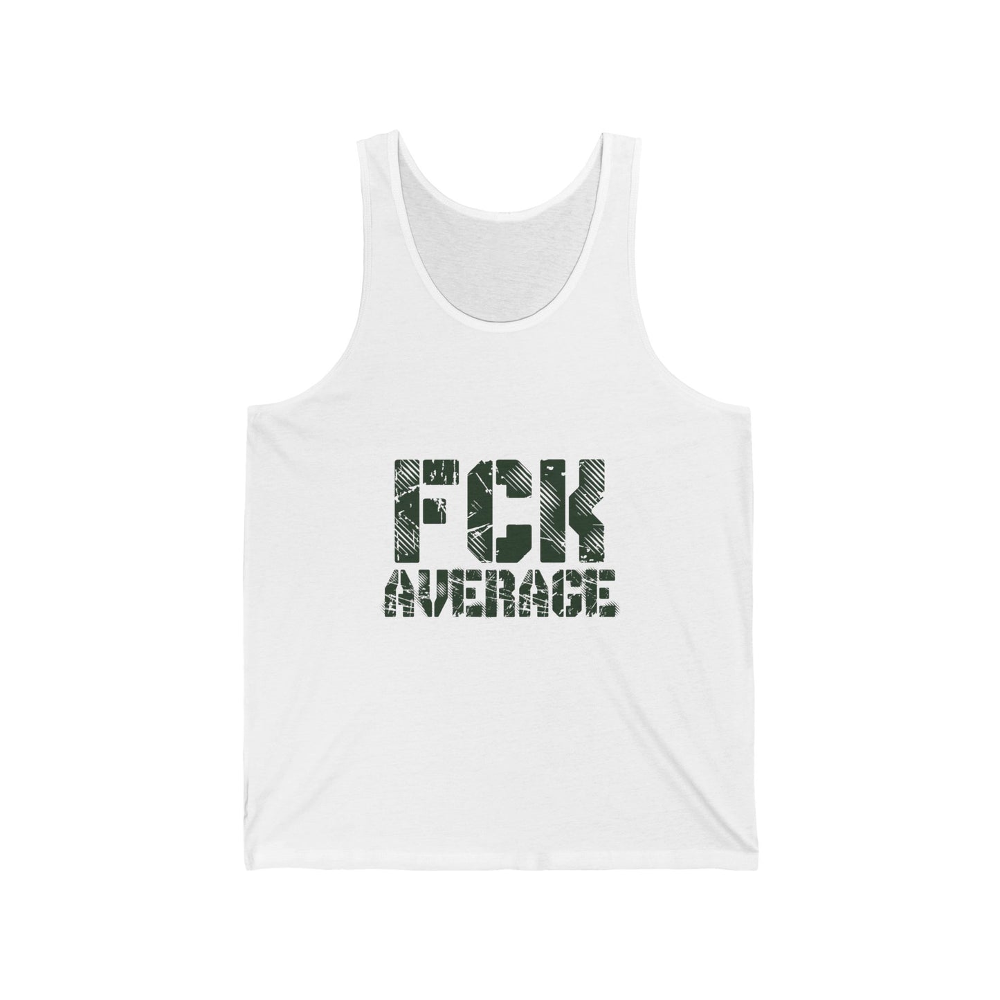 Men's "FCK Average" Tank (Green)