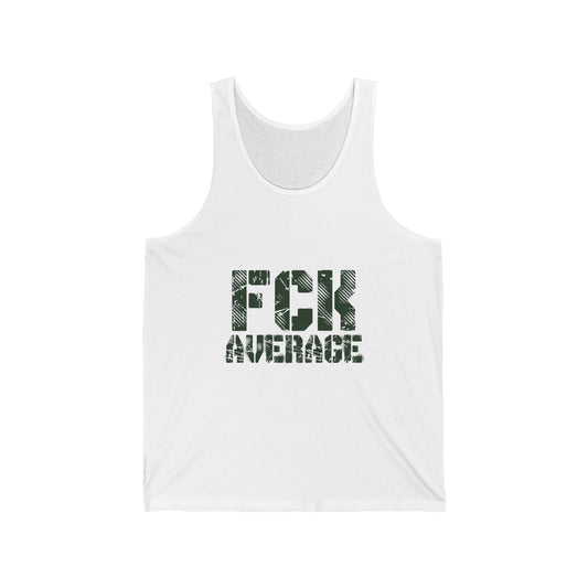 Men's "FCK Average" Tank (Green)