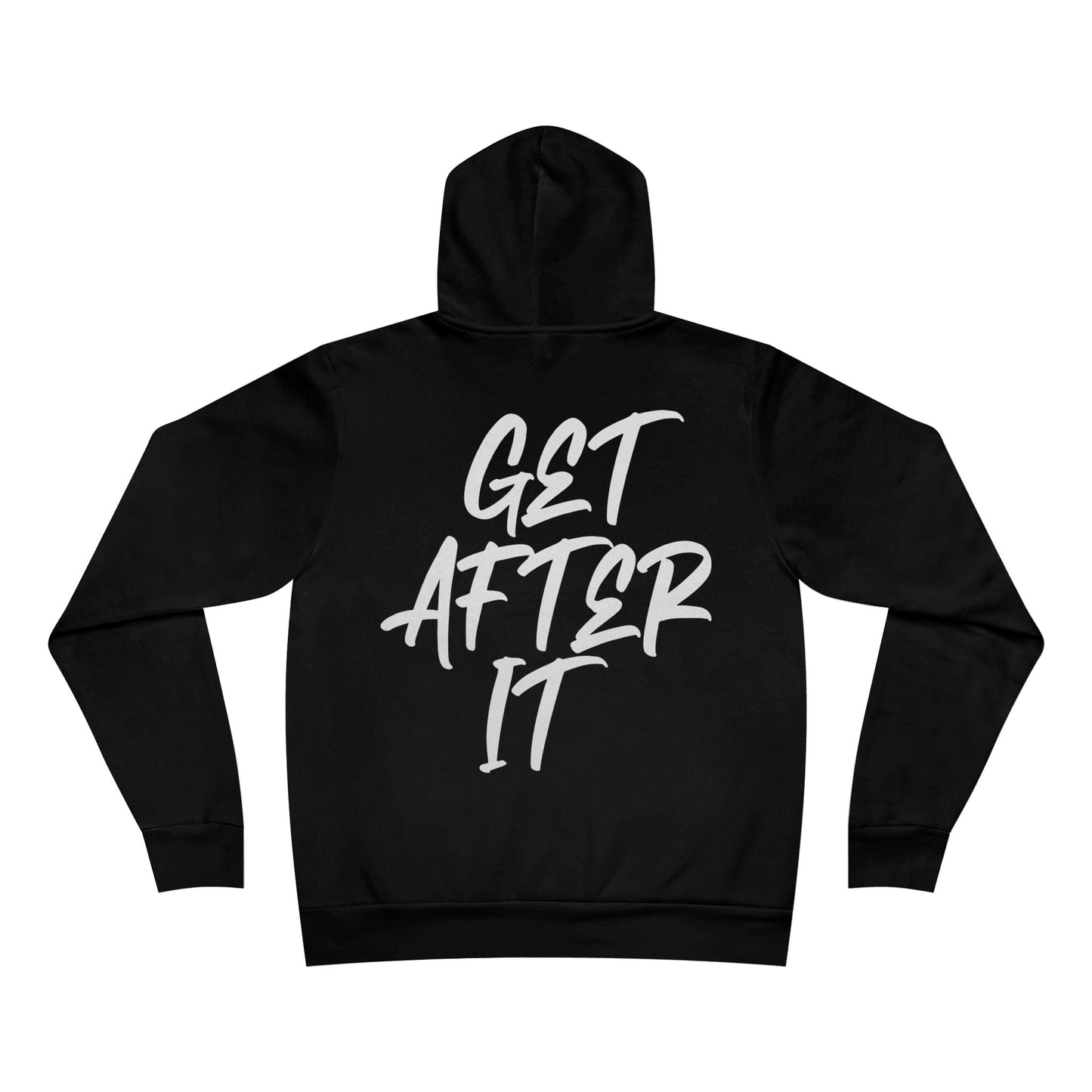 Women's "Get After It" - V1 Regular Hoodie (White)