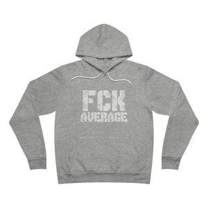 Open image in slideshow, Men&#39;s &quot;FCK Average&quot; Regular Hoodie (White)
