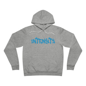 Open image in slideshow, Women&#39;s &quot;INTENSITY&quot; Regular Hoodie (Baby Blue)
