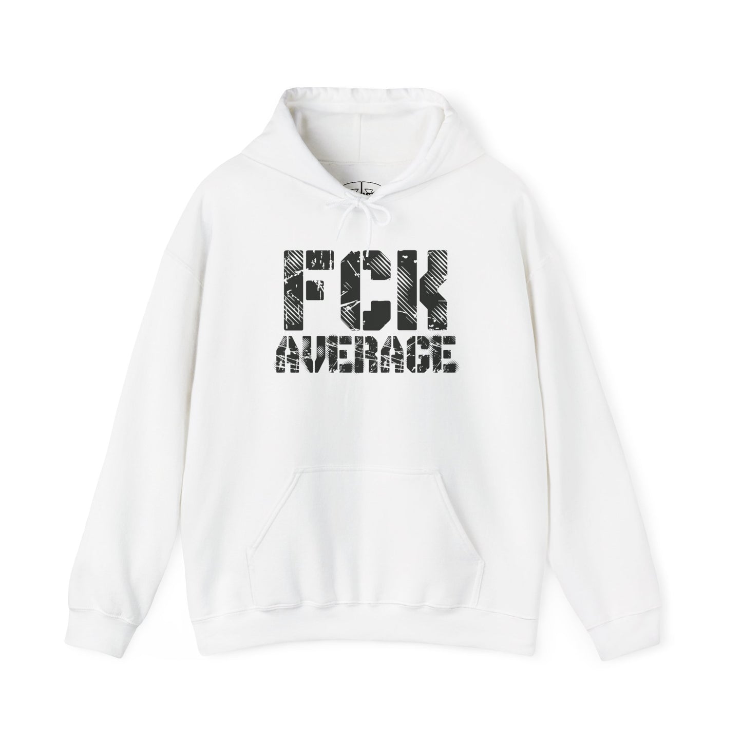 Men's "FCK Average" Heavy Hoodie (Black)