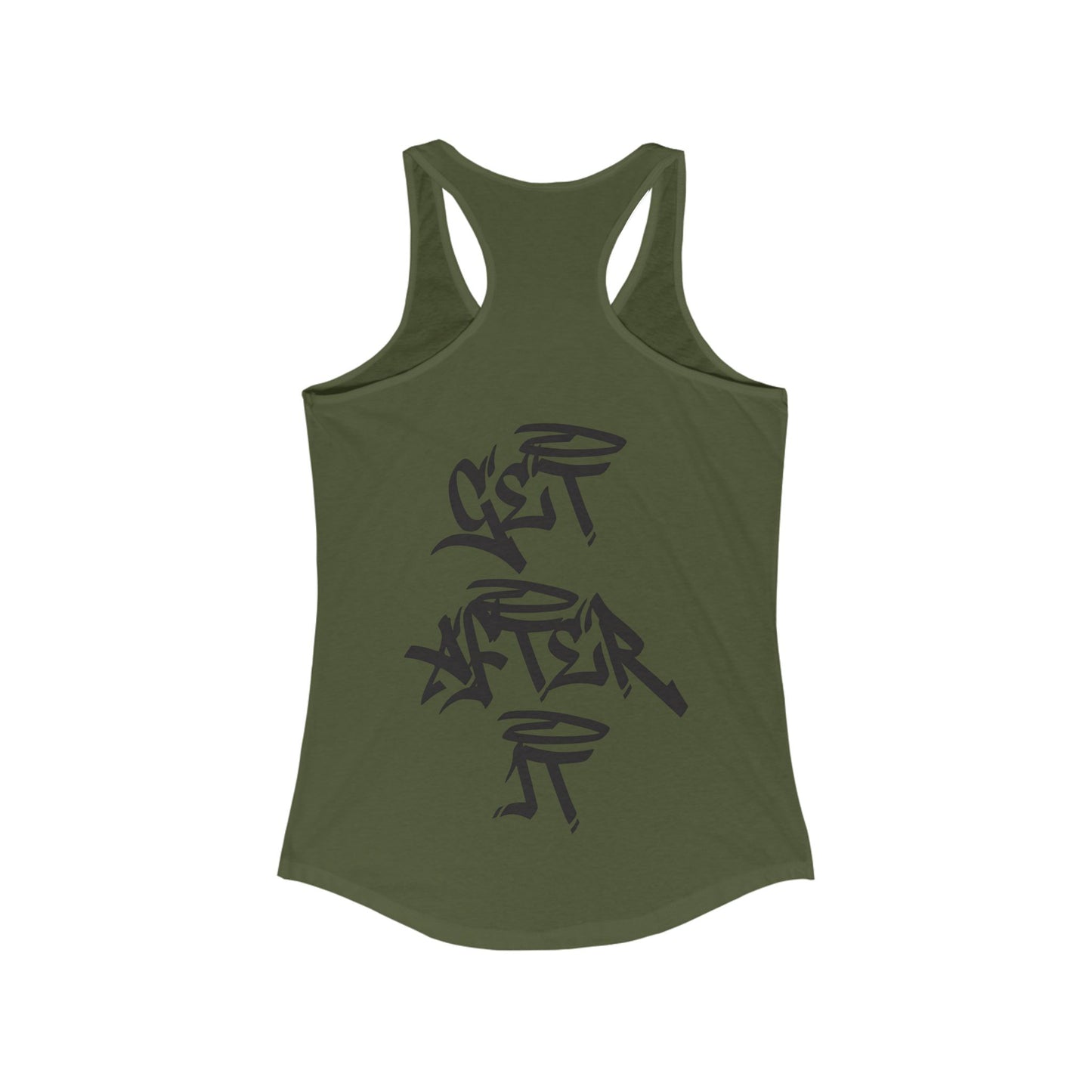 Women's "Get After It" - V2 Tank Top (Black)