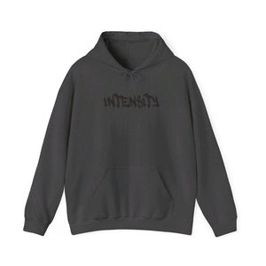 Open image in slideshow, Men&#39;s &quot;INTENSITY&quot; Heavy Hoodie (Black)
