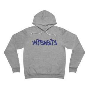 Open image in slideshow, Men&#39;s &quot;INTENSITY&quot; Regular Hoodie (Blue)
