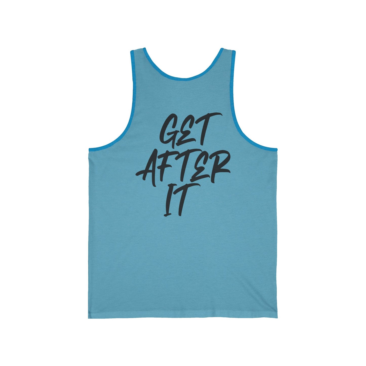 Men's "Get After It" - V1 Tank Top (Black)