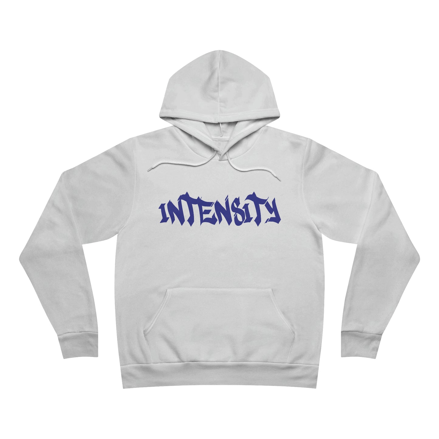 Men's "INTENSITY" Regular Hoodie Blue Logo