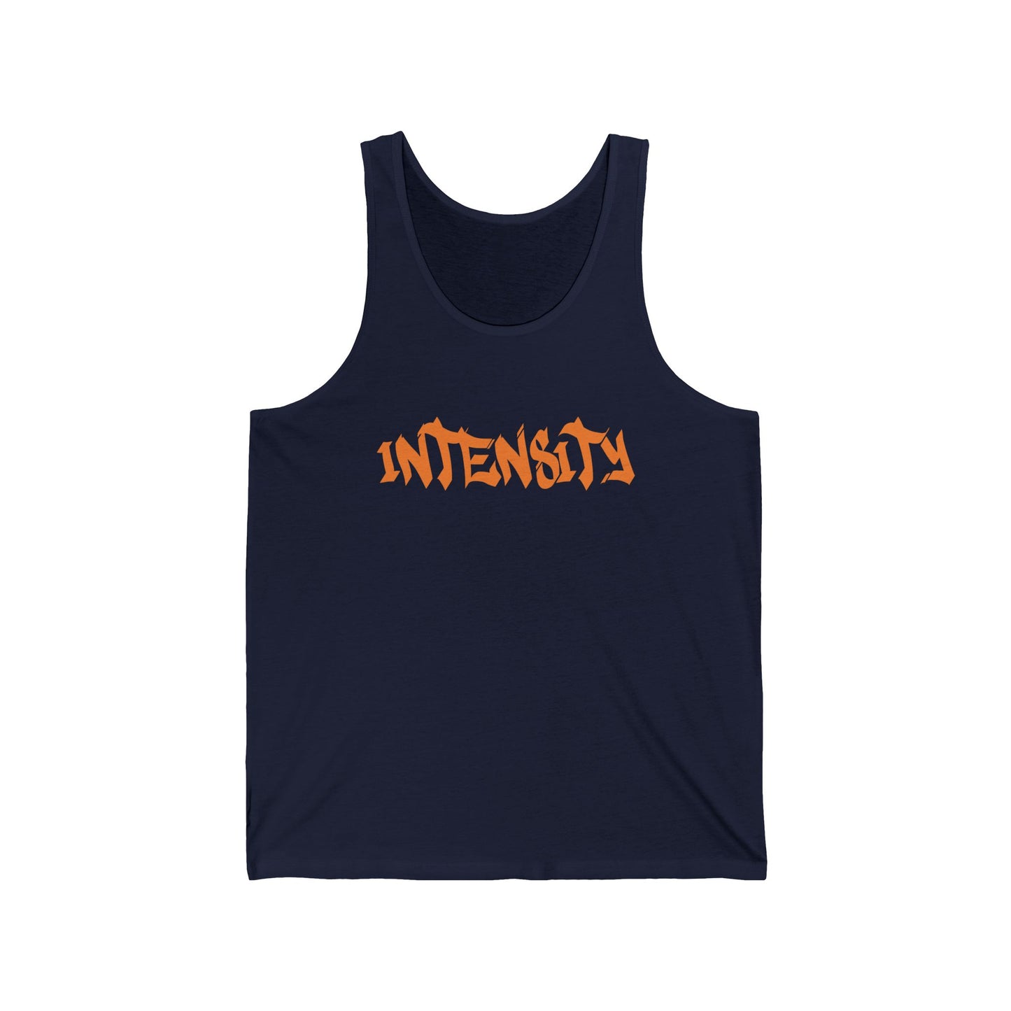 Men's "INTENSITY" Jersey Tank (Orange)