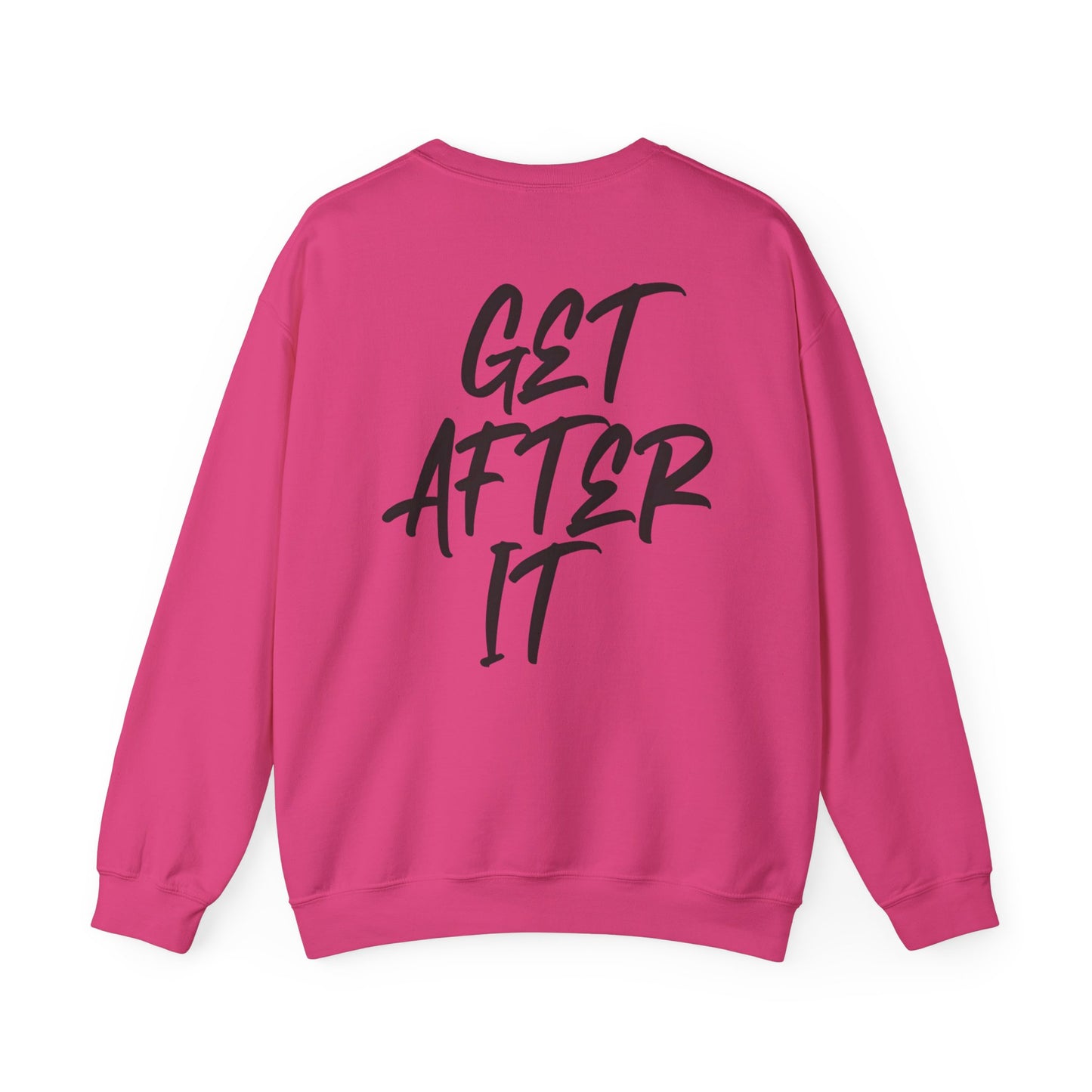 Women's "Get After It" - V1 Crewneck Sweatshirt (Black)