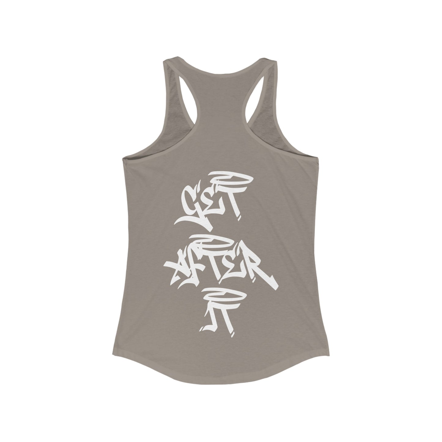 Women's "Get After It" - V2 Tank Top (White)