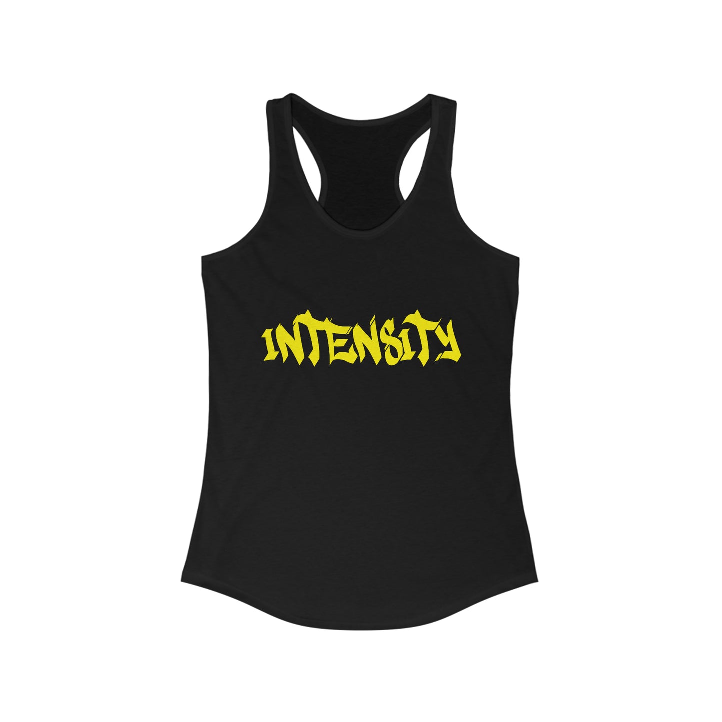 Women's "INTENSITY" Women's Tank Top Yellow Logo