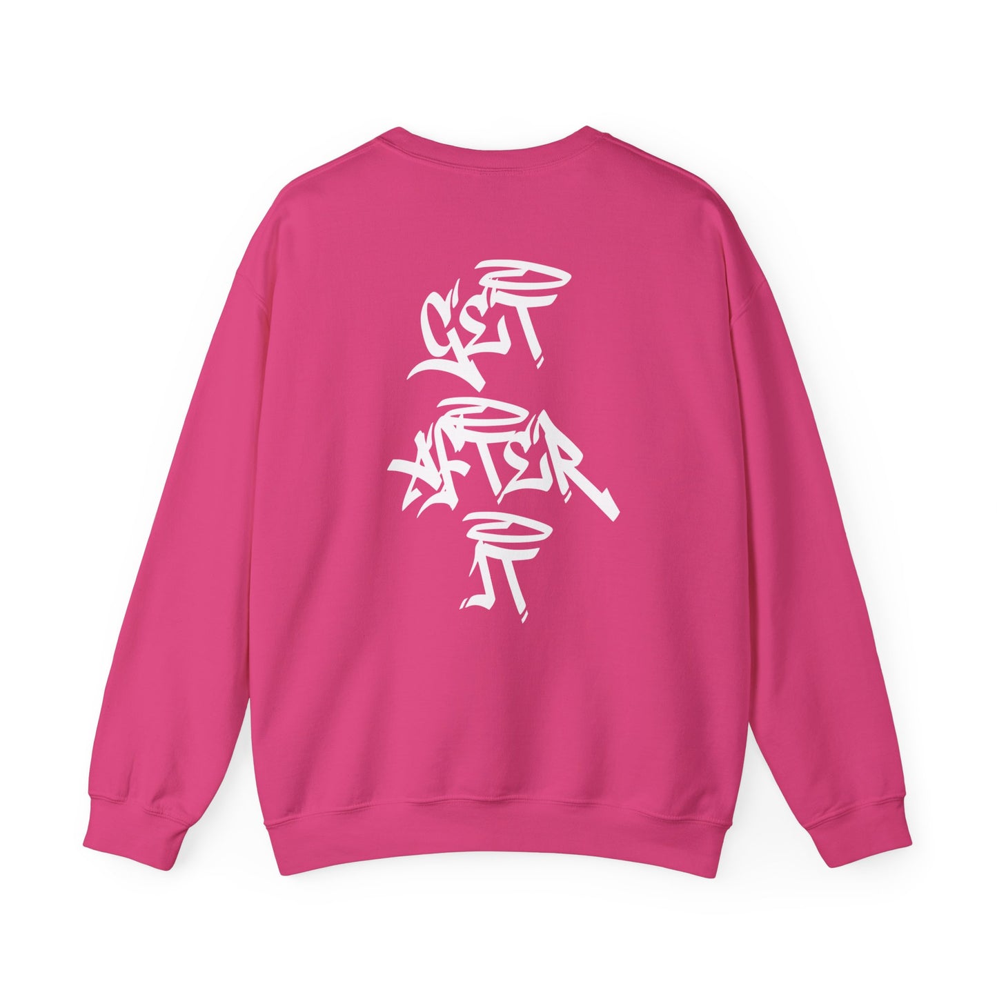 Women's "Get After It"- V2 Crewneck (White)
