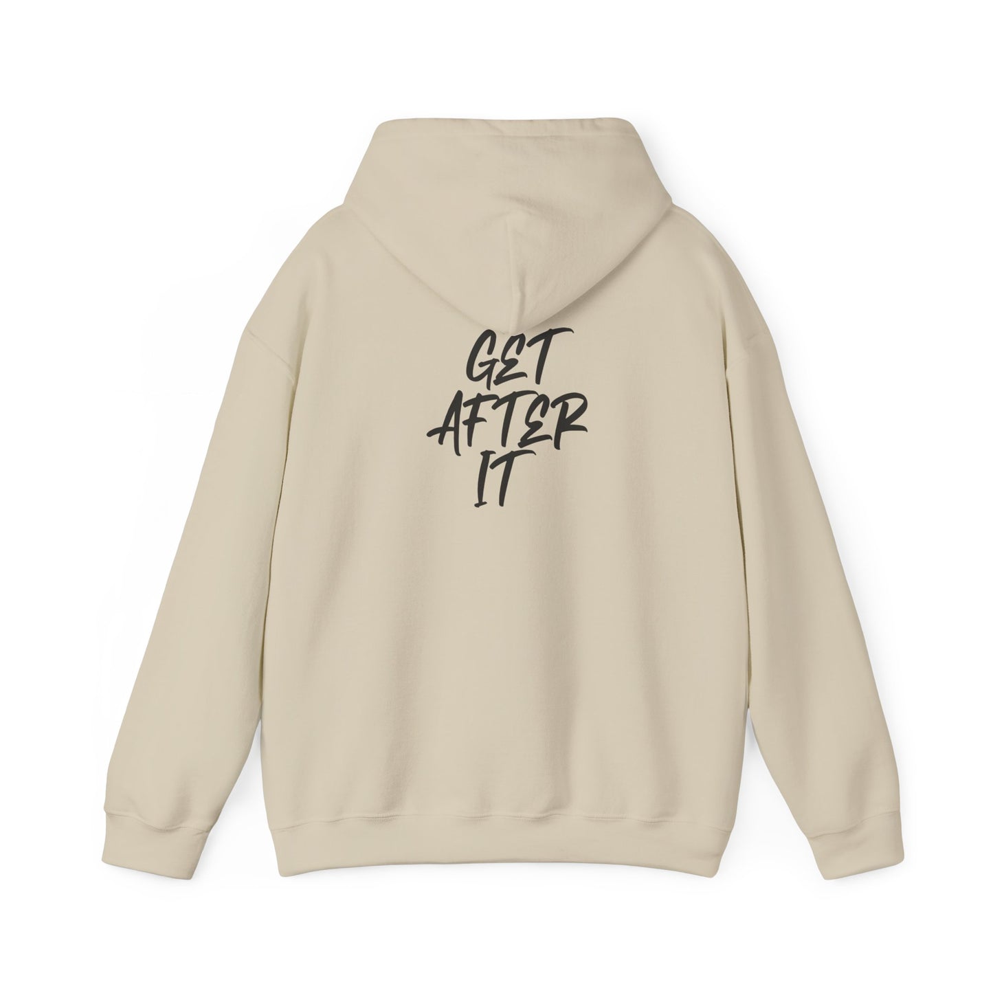 Women's "Get After It" V1 Heavy Hoodie (Black)