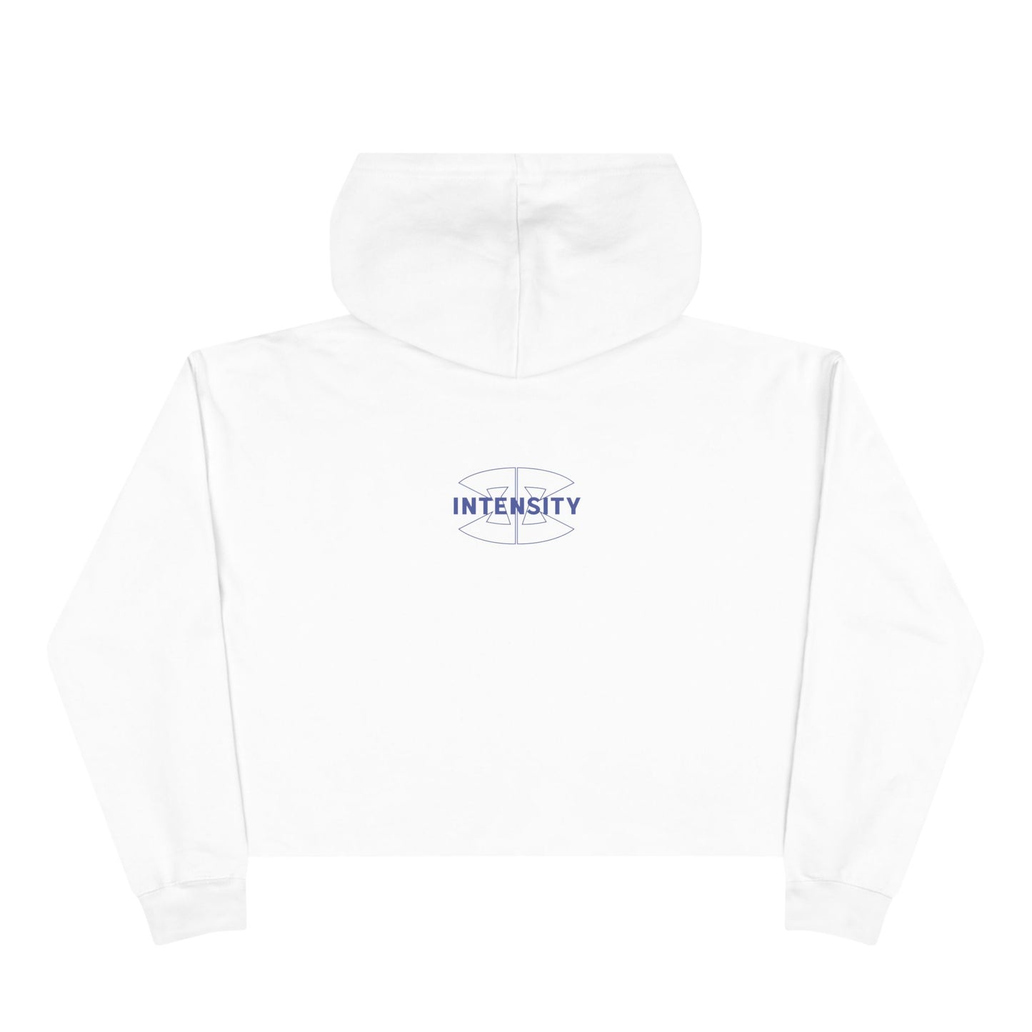 Women's "FCK Average" Crop Hoodie - Blue