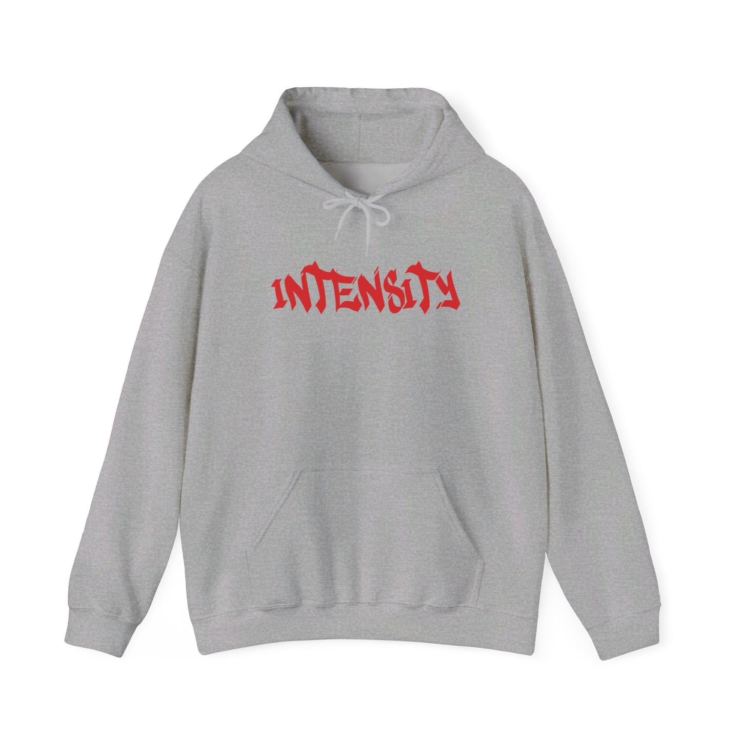 Men's "INTENSITY" Heavy Hoodie (Red)