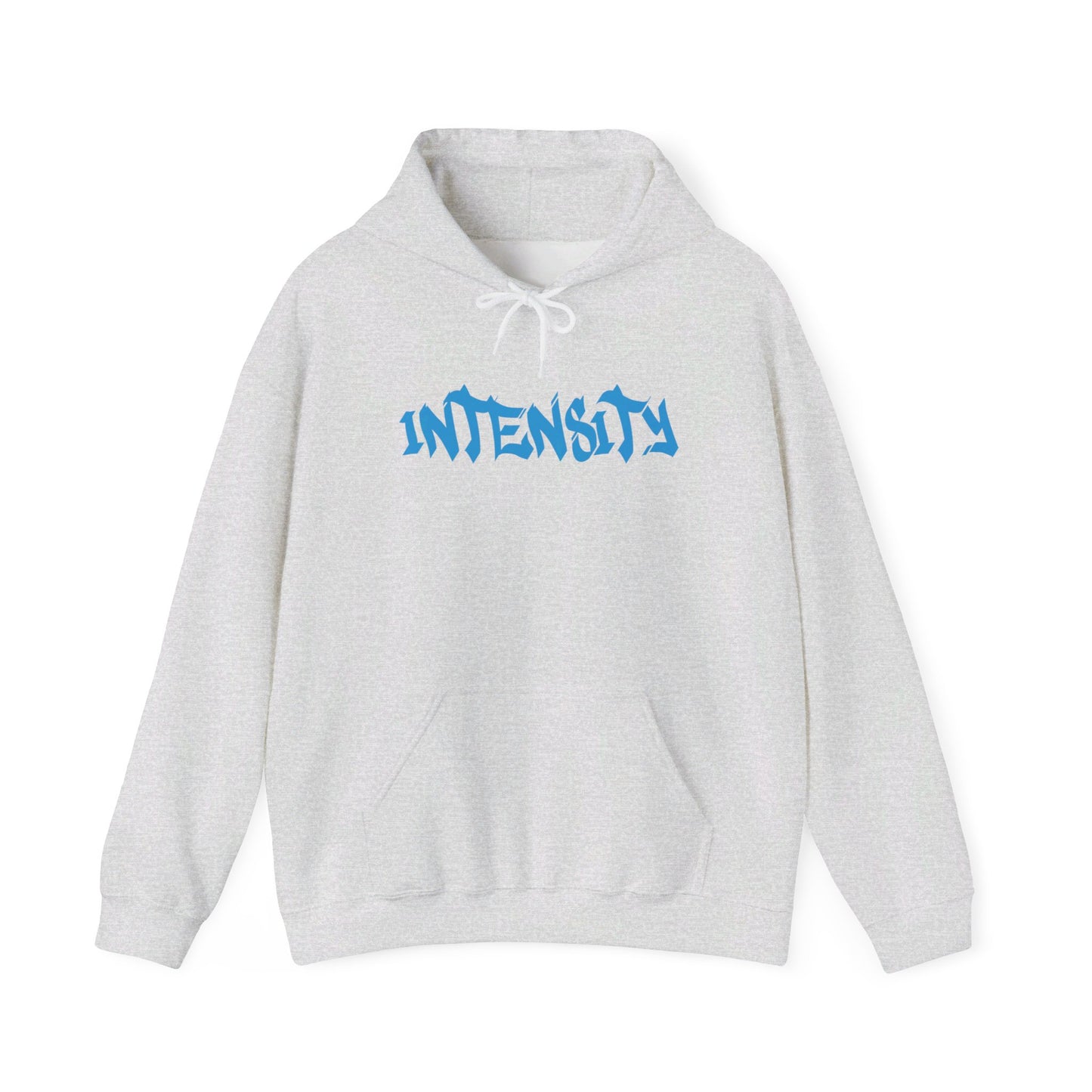 Women's "INTENSITY" Heavy Hoodie (Baby Blue)