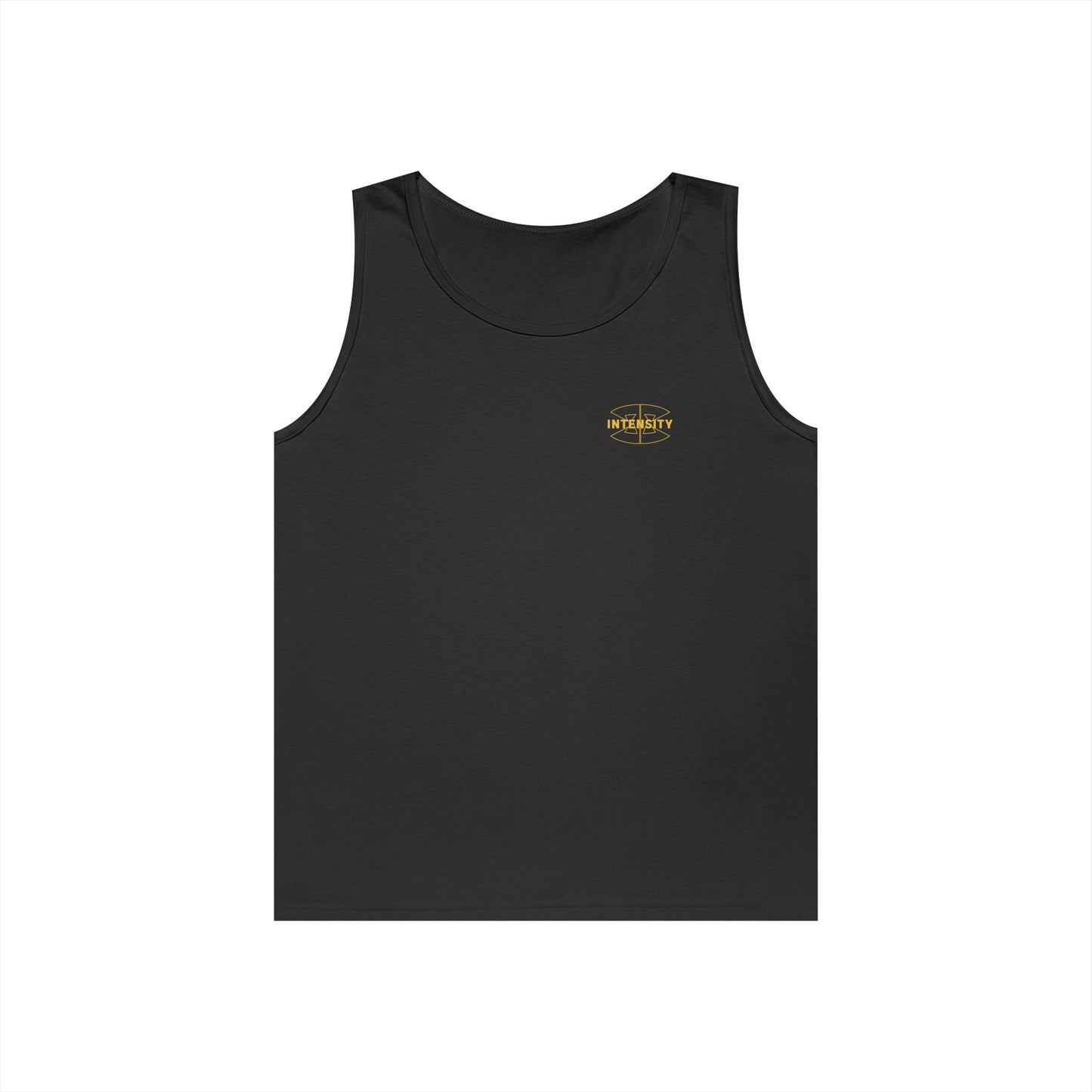 DUZIE Black & Gold Heavy Cotton Tank Top
