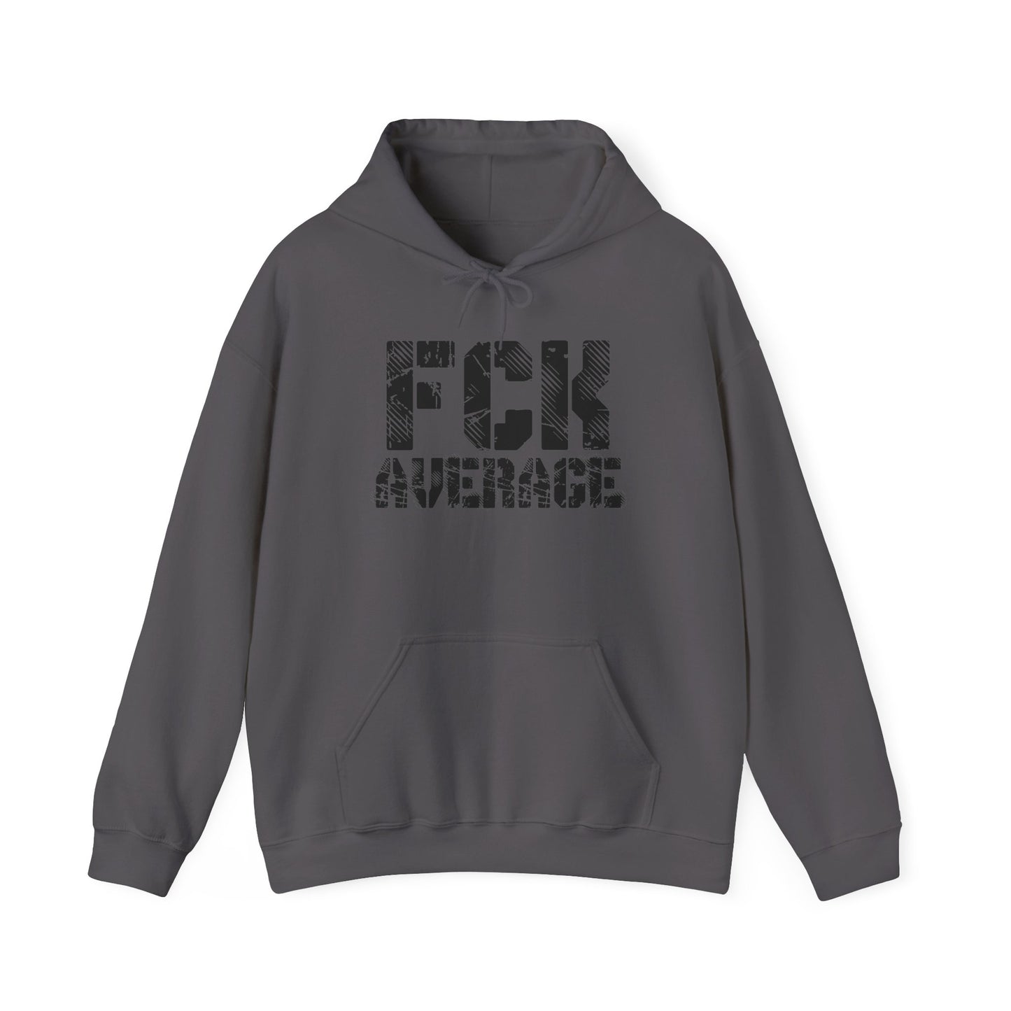 Men's "FCK Average" Heavy Hoodie (Black)