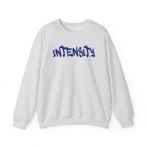 Open image in slideshow, Men&#39;s &quot;INTENSITY&quot; Crewneck Sweatshirt (Blue)
