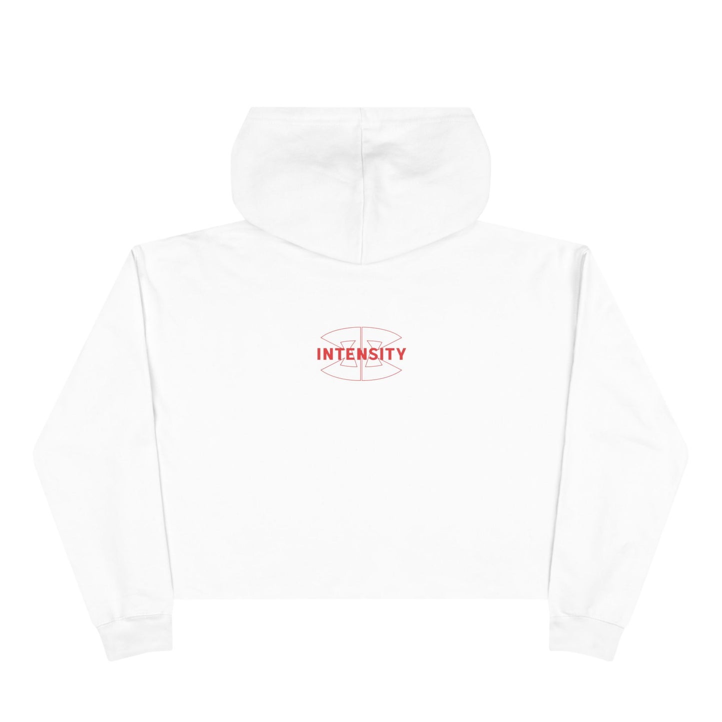 Women's "FCK Average" Crop Hoodie - Red