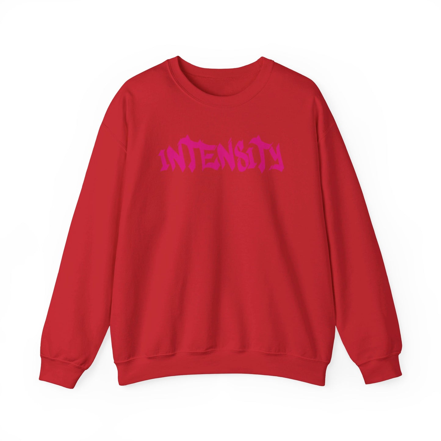 Men's "INTENSITY" Crewneck Sweatshirt (Hot Pink)