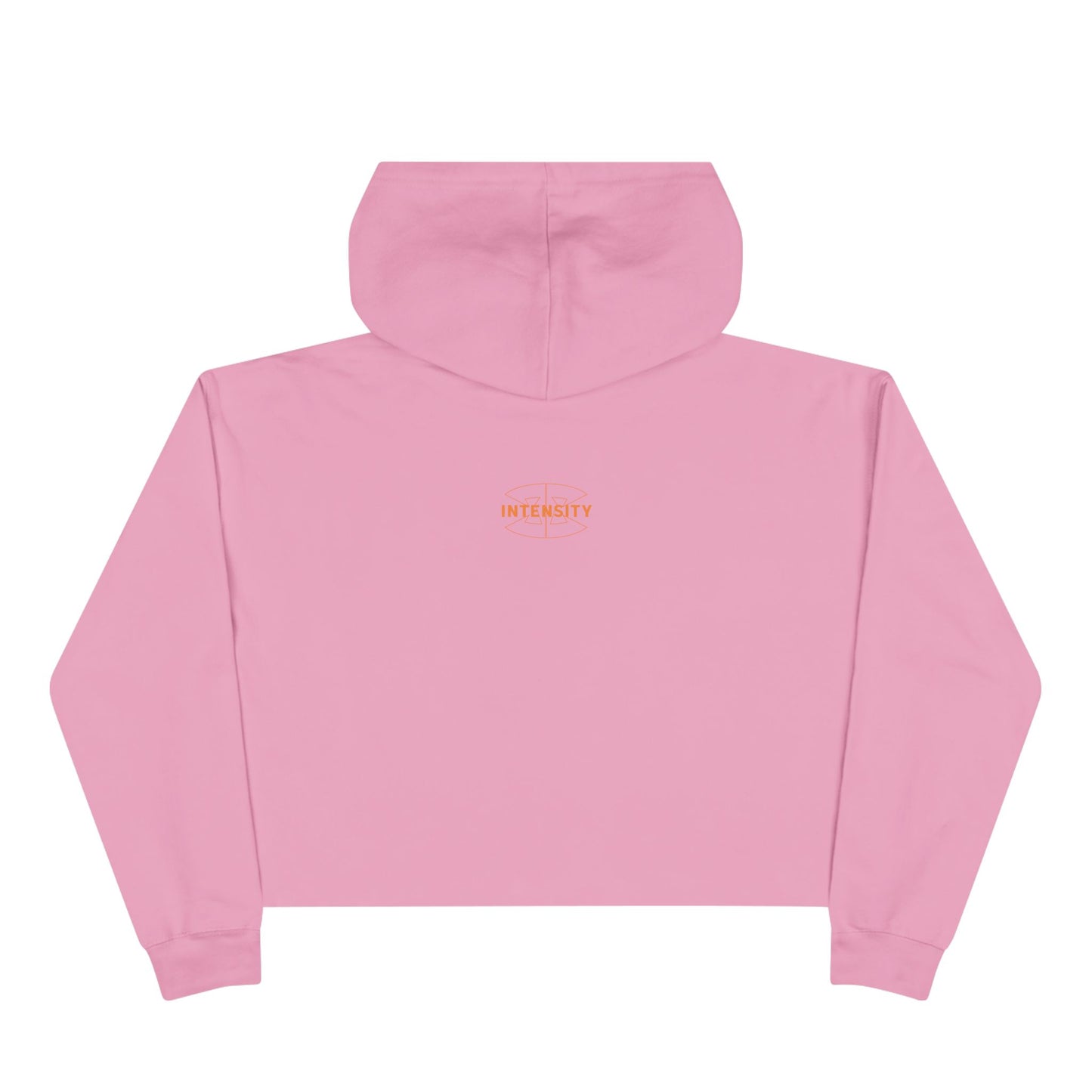 Women's "FCK Average" Crop Hoodie - Orange
