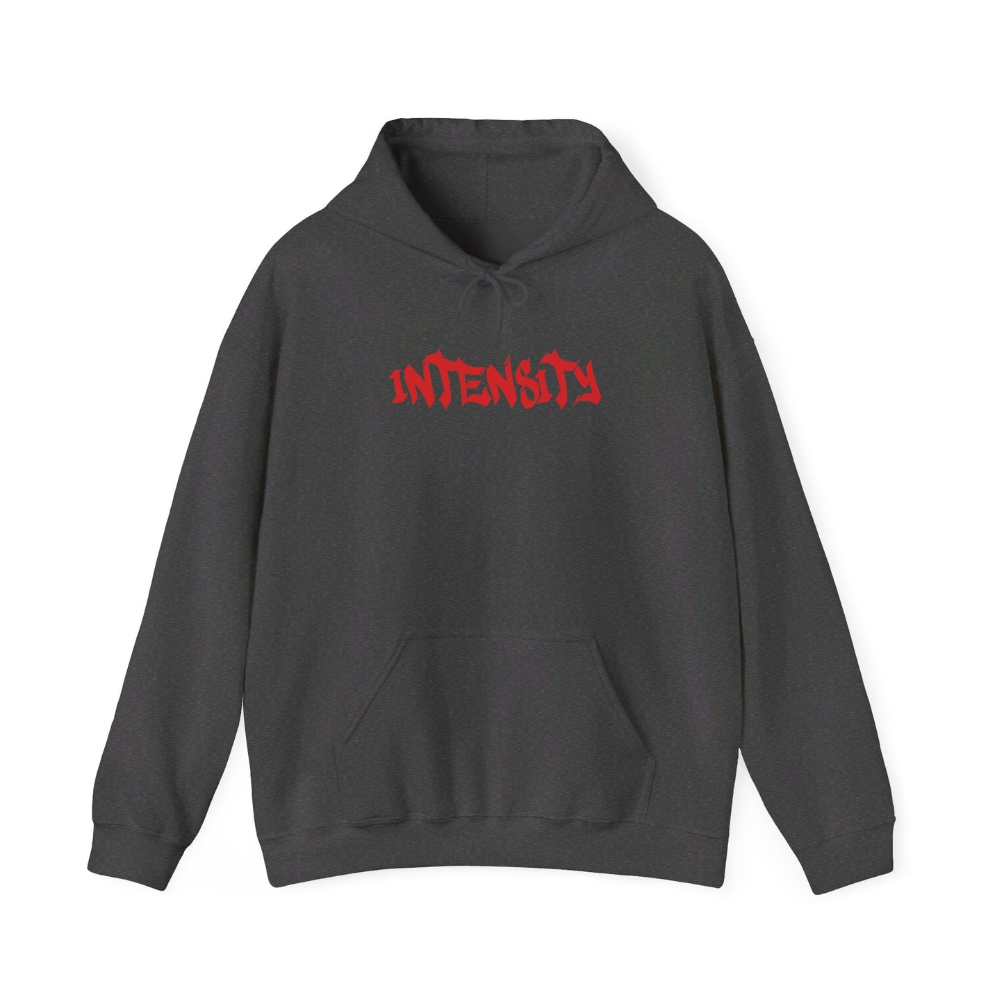 Men's "INTENSITY" Heavy Hoodie (Red)