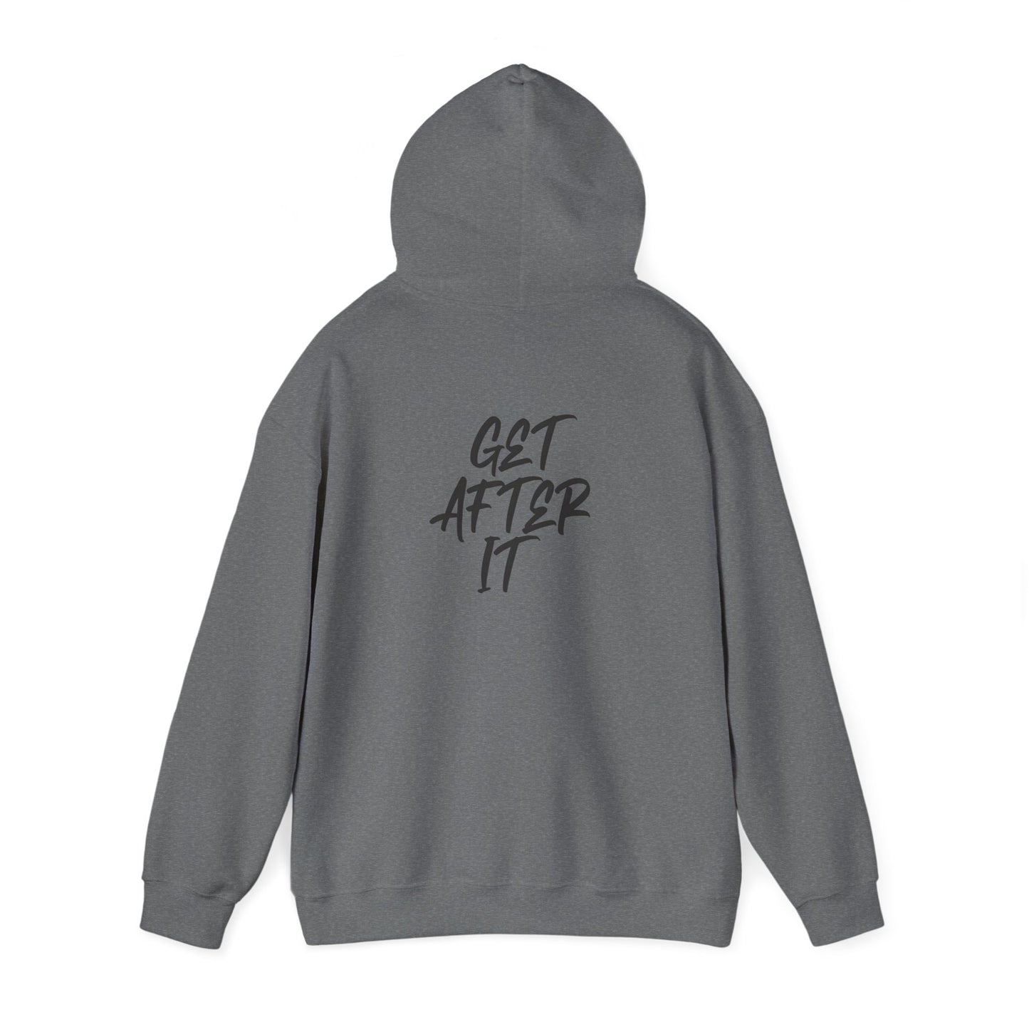 Men's "Get After It" - V1 Heavy Hoodie (Black)