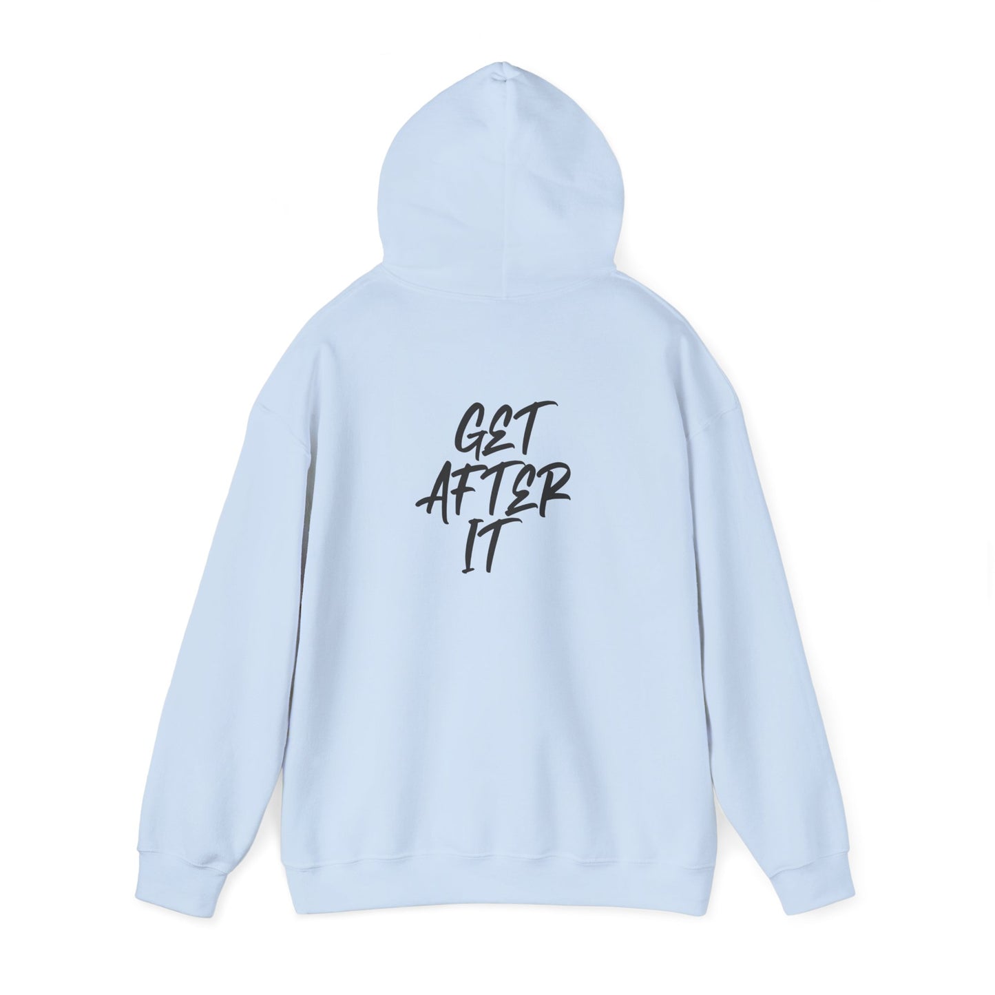 Men's "Get After It" - V1 Heavy Hoodie (Black)