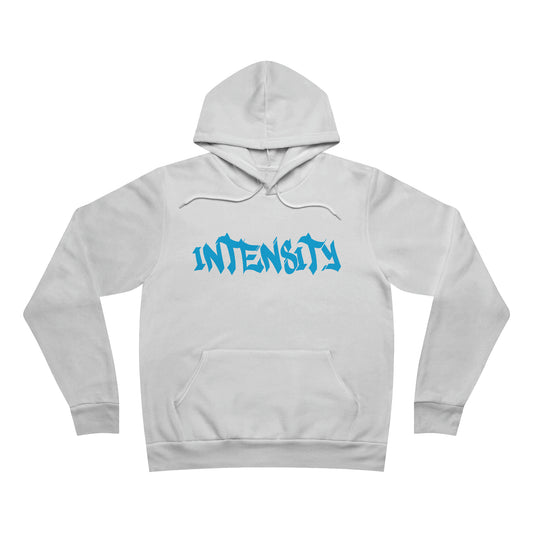 Men's "INTENSITY" Regular Hoodie Baby Blue Logo