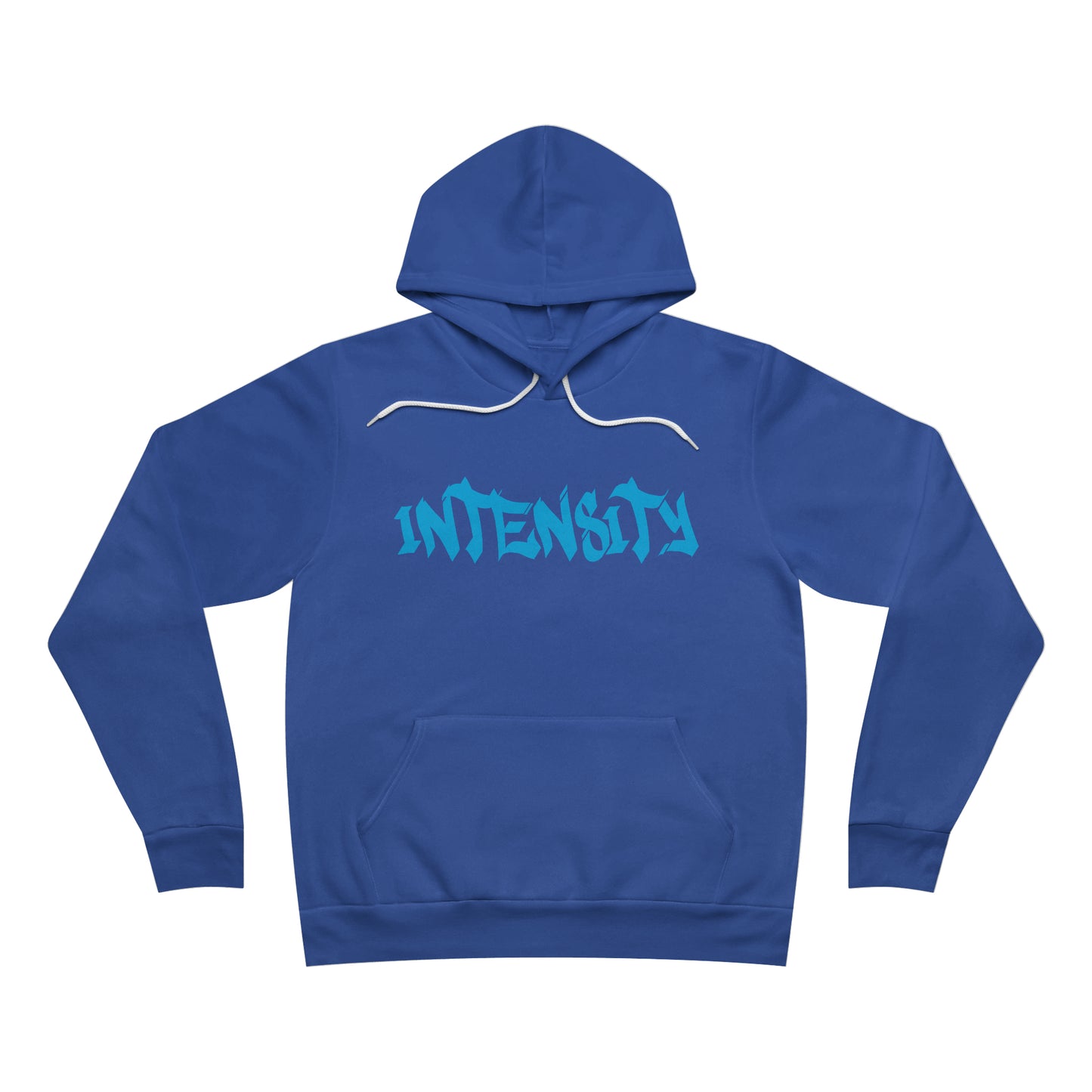 Men's "INTENSITY" Regular Hoodie Baby Blue Logo