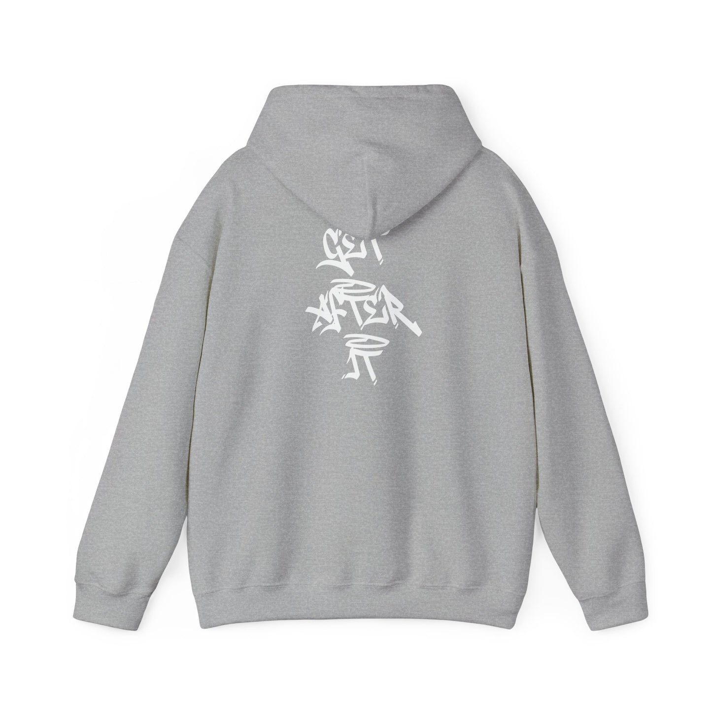 Men's "Get After It" - V2 Heavy Hoodie (White)