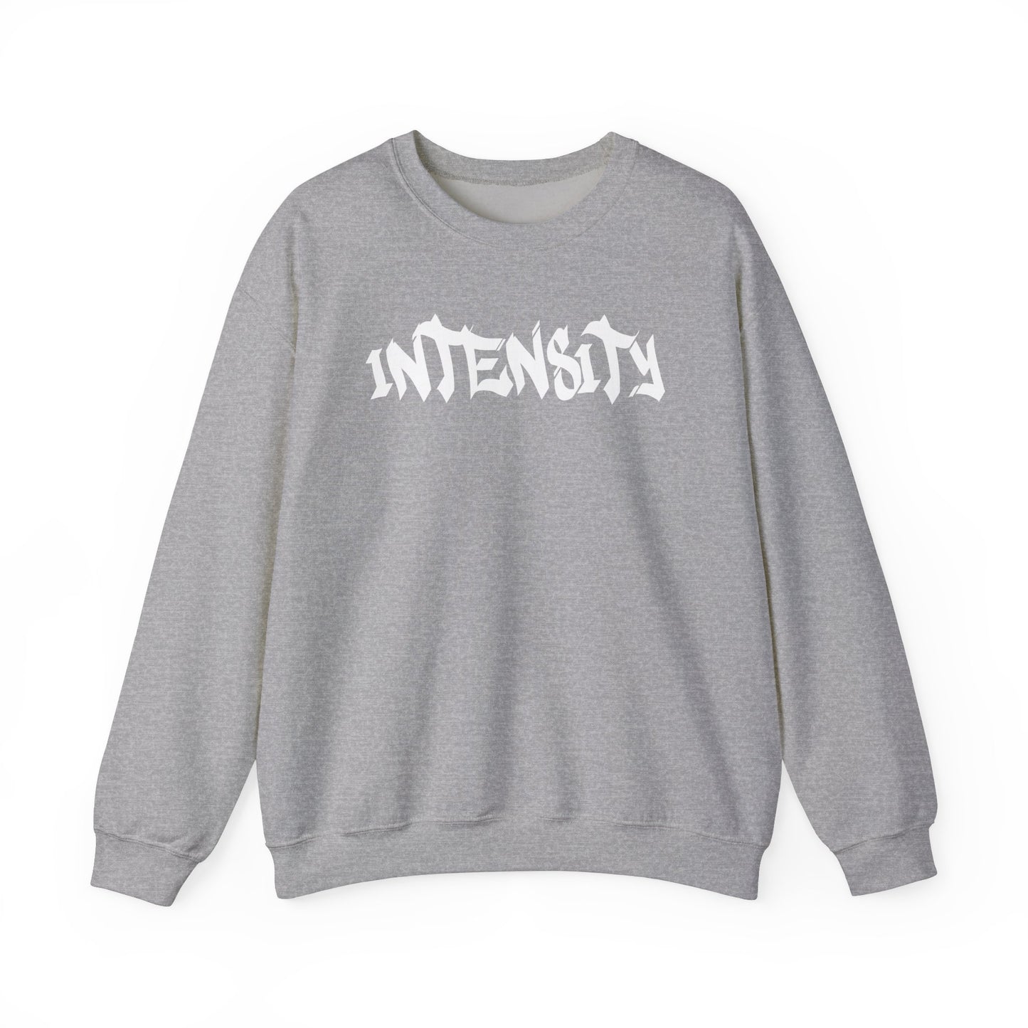 Men's "INTENSITY" Crewneck Sweatshirt (White)