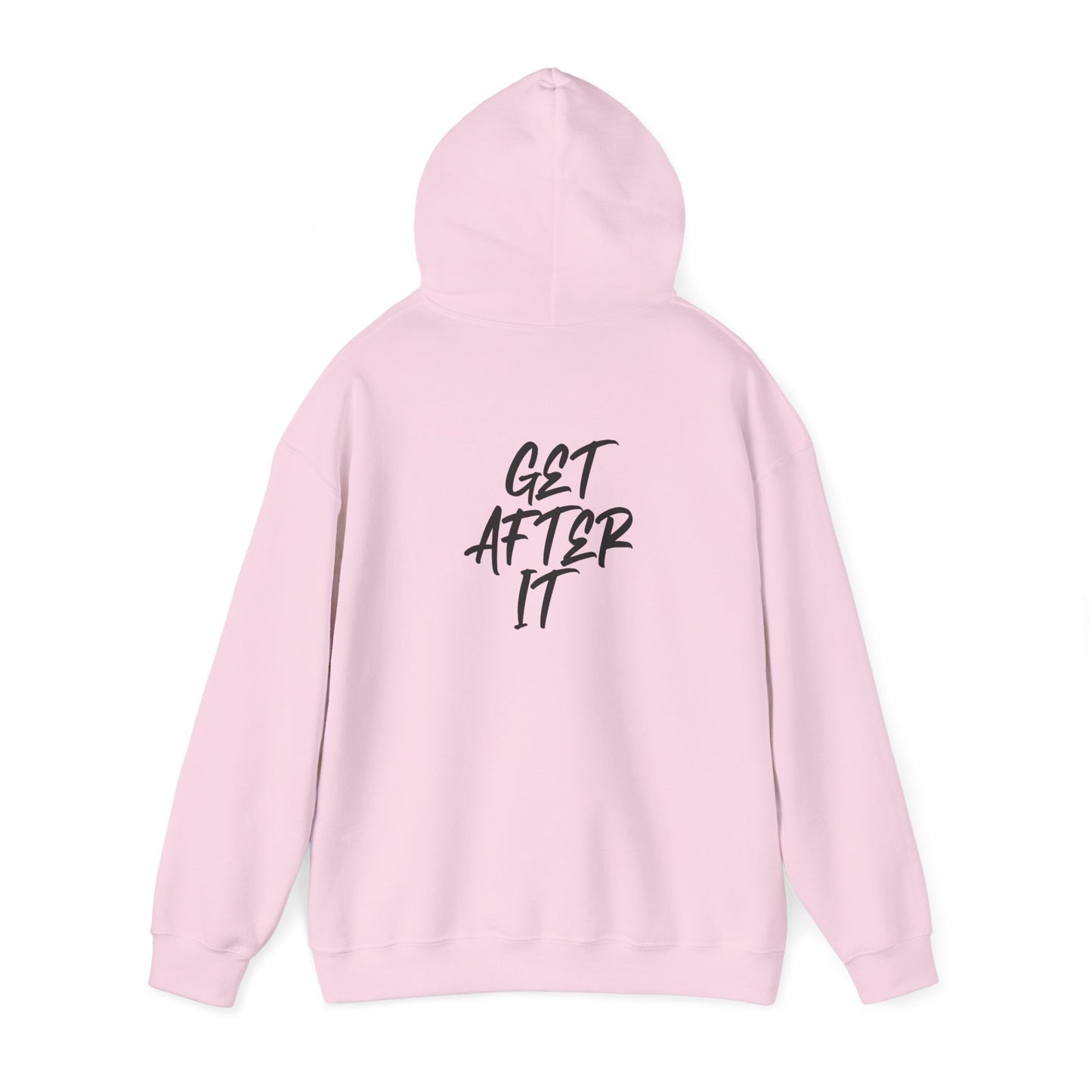 Women's "Get After It" V1 Heavy Hoodie (Black)