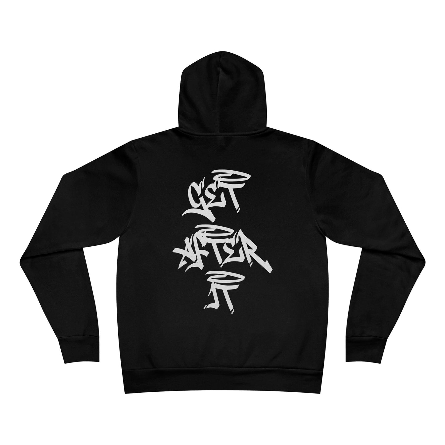 Men's "Get After It" - V2 Regular Hoodie (White)