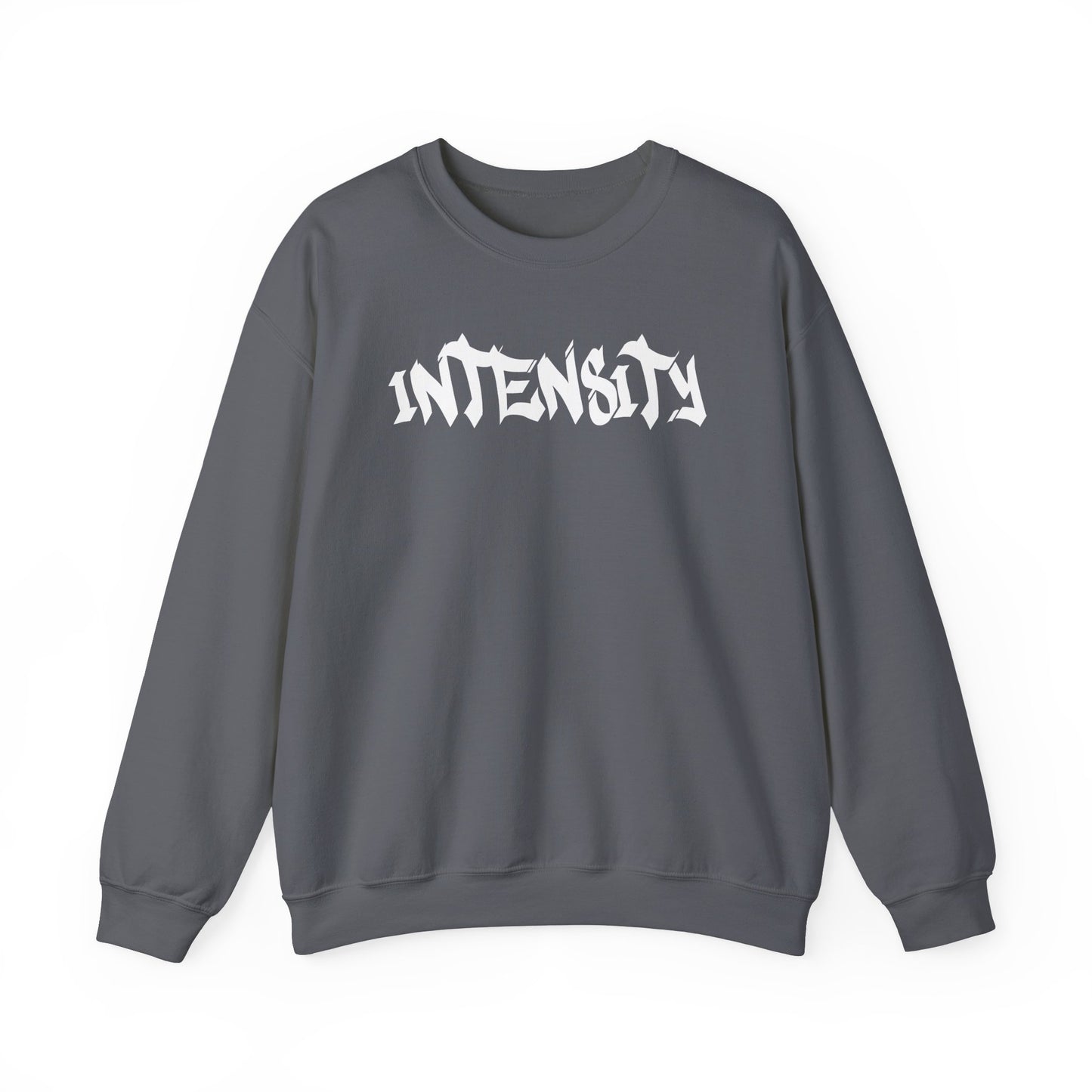 Men's "INTENSITY" Crewneck Sweatshirt (White)