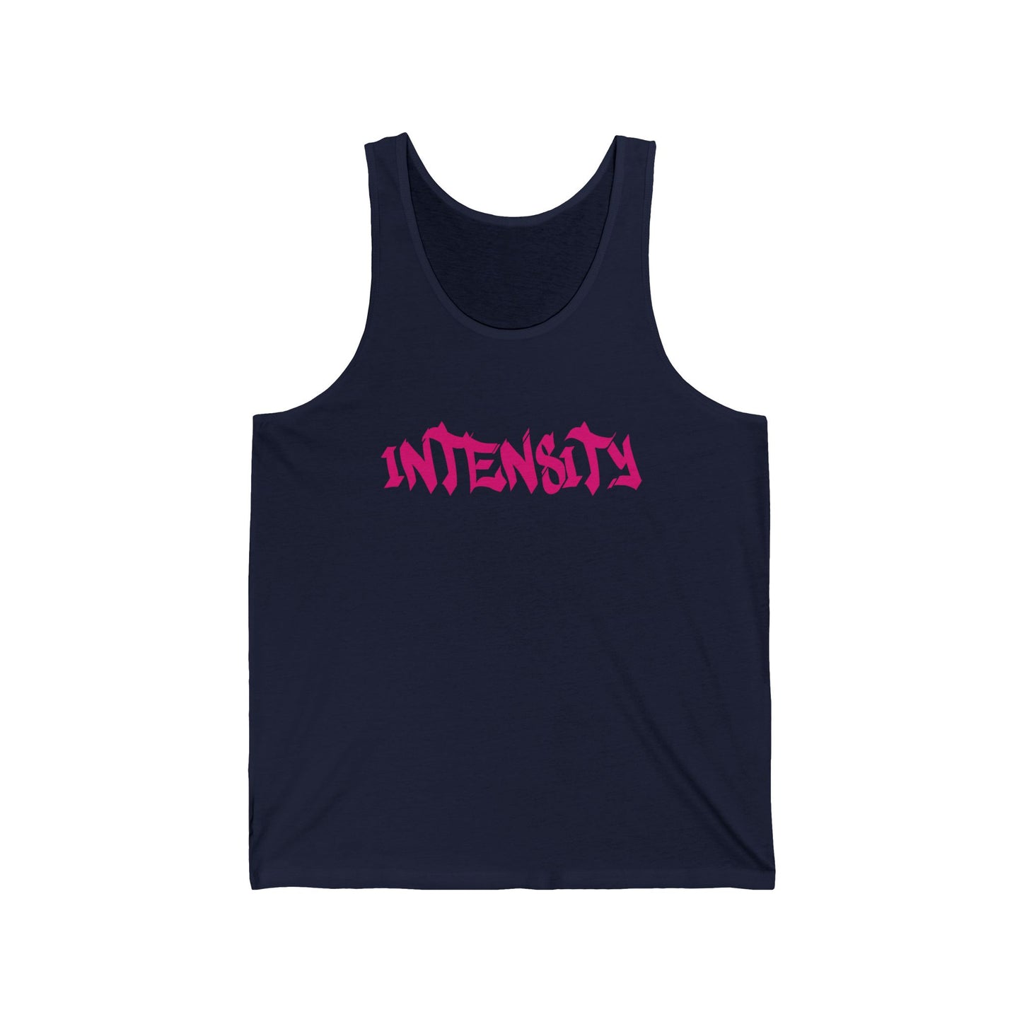 Men's "INTENSITY" Jersey Tank (Hot Pink)