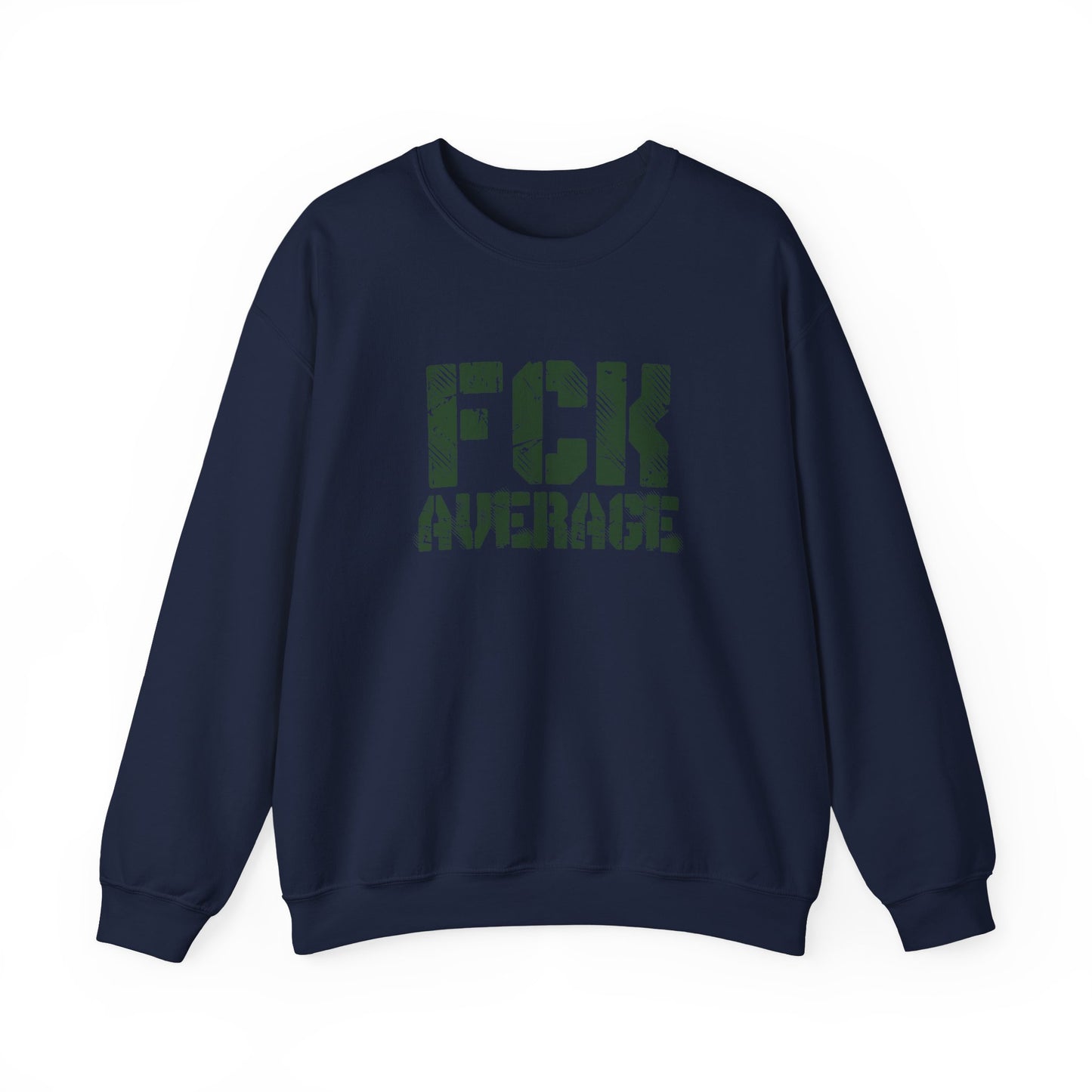 Women's "FCK Average" Crewneck (Green)