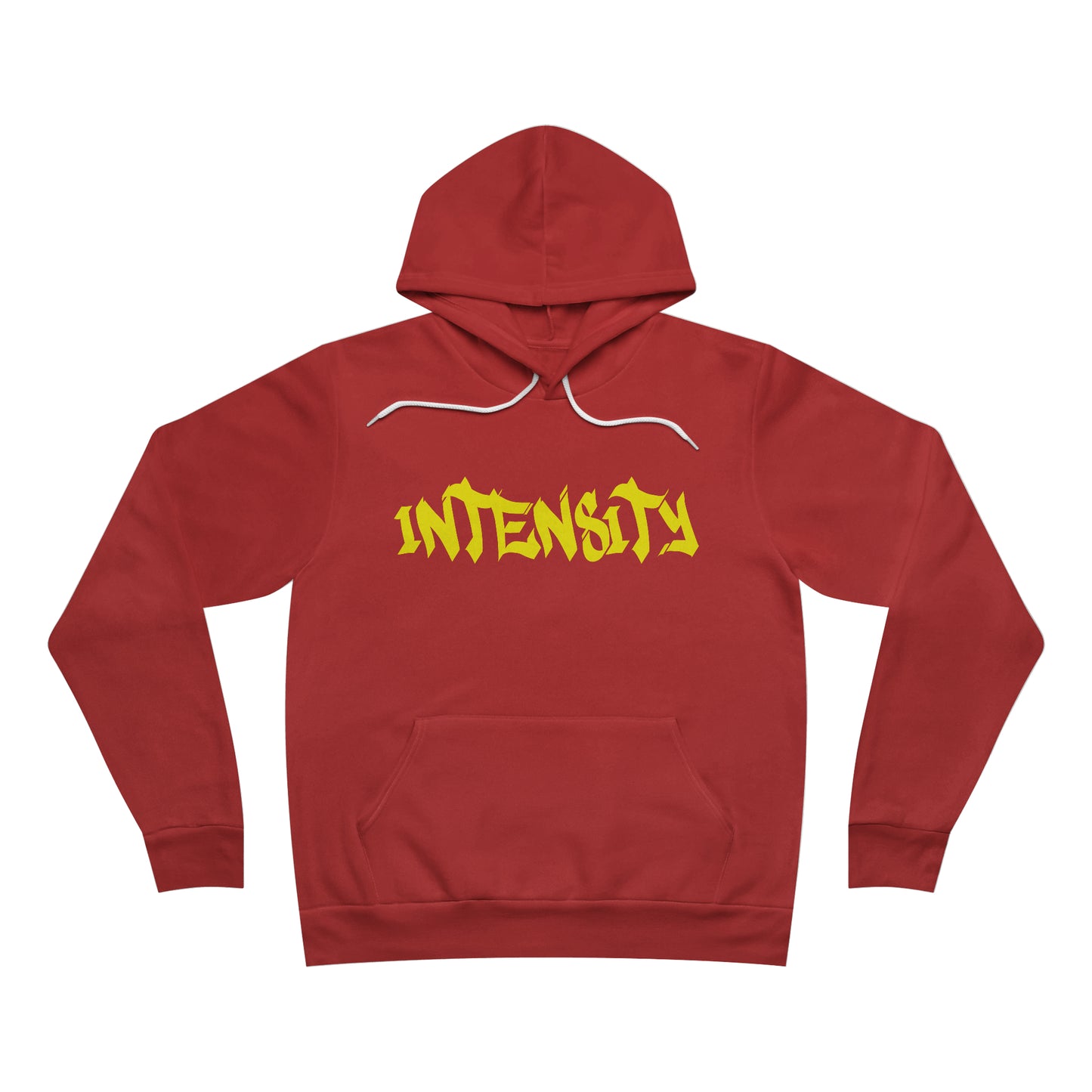 Men's "INTENSITY" Regular Hoodie Yellow Logo