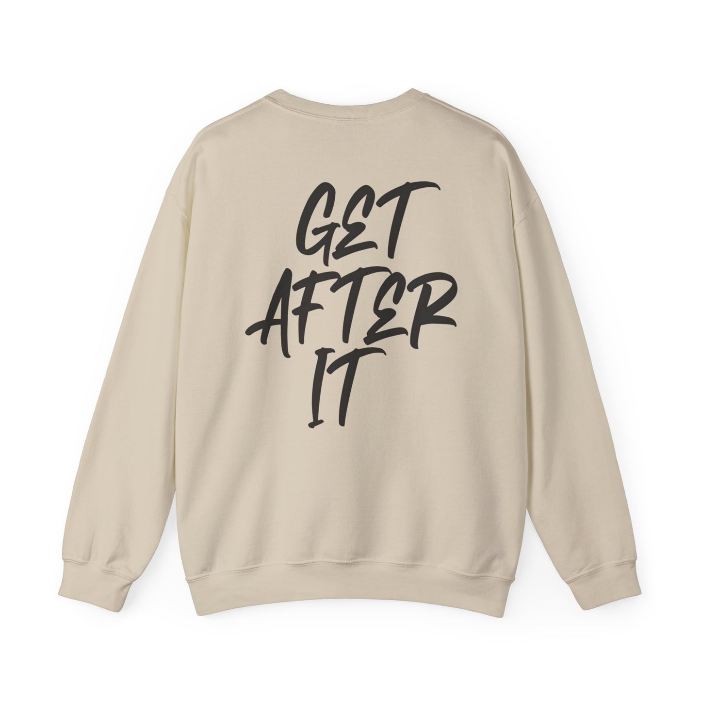 Women's "Get After It" - V1 Crewneck Sweatshirt (Black)