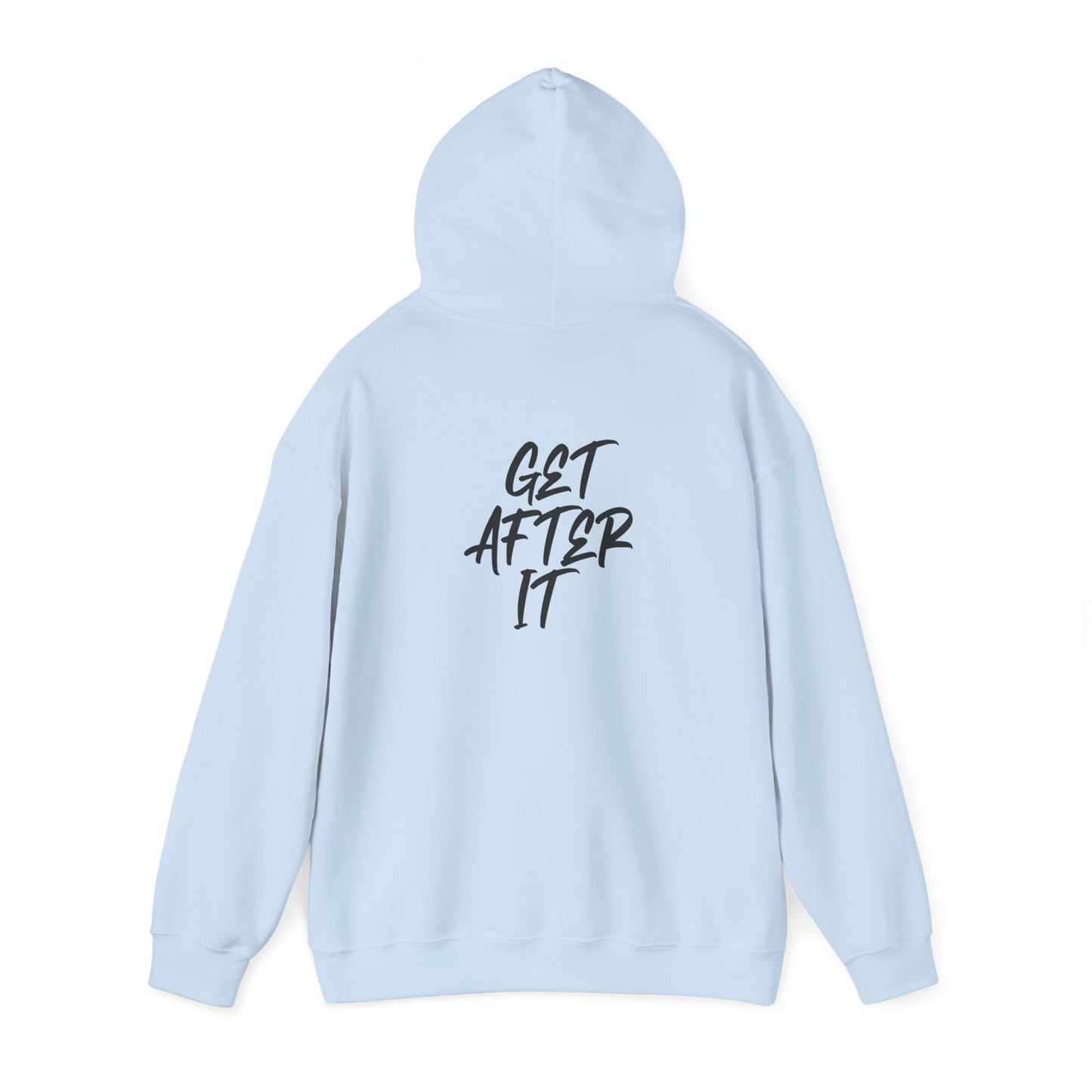 Women's "Get After It" V1 Heavy Hoodie (Black)