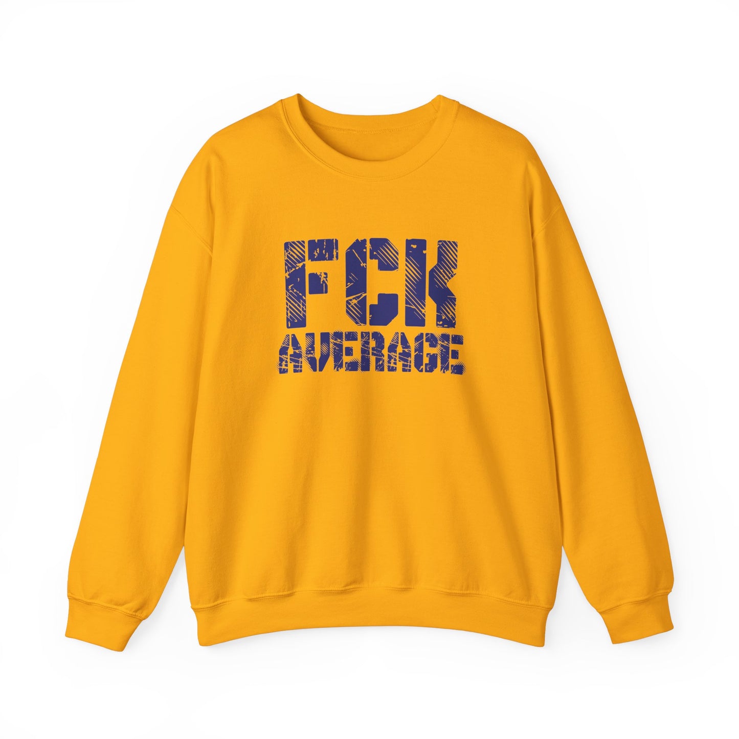Men's "FCK Average" Crewneck (Blue)