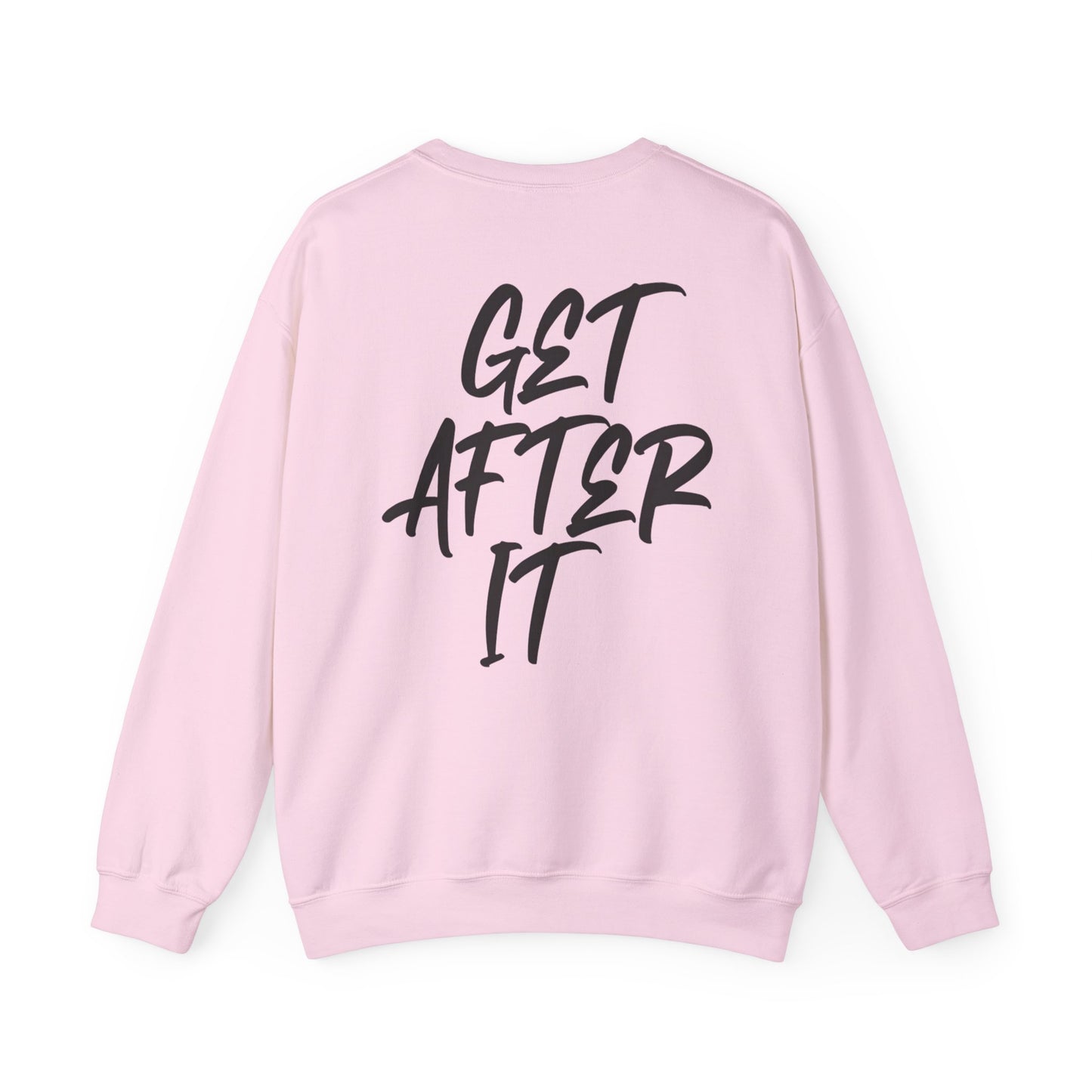 Women's "Get After It" - V1 Crewneck Sweatshirt (Black)
