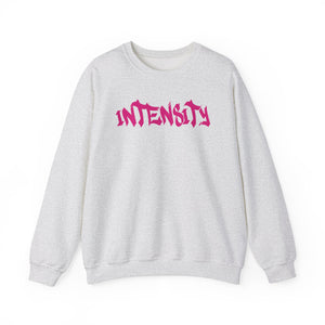 Open image in slideshow, Women&#39;s &quot;INTENSITY&quot; Crewneck Sweatshirt (Hot Pink)
