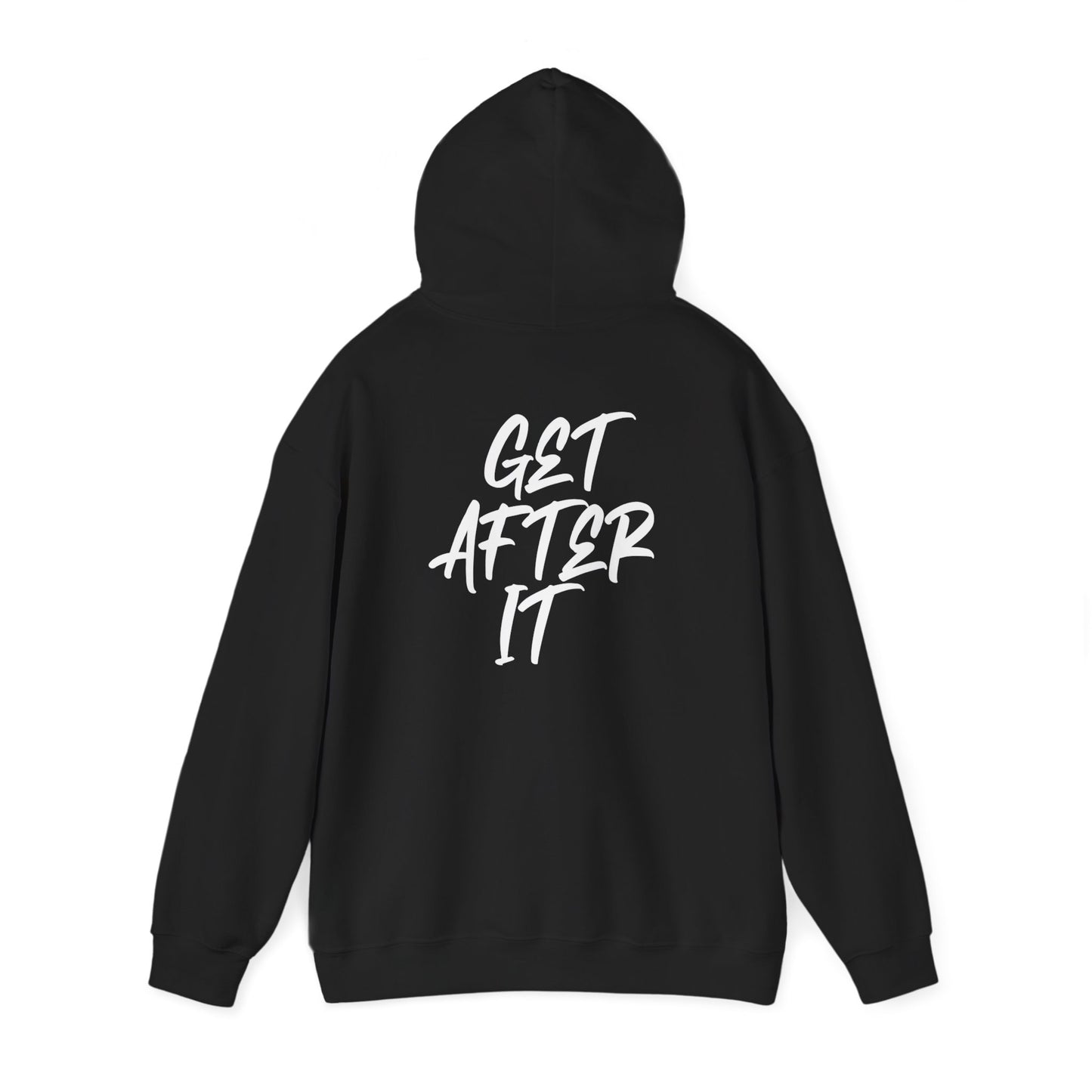 Men's "Get After It" V1 Heavy Hoodie (White)