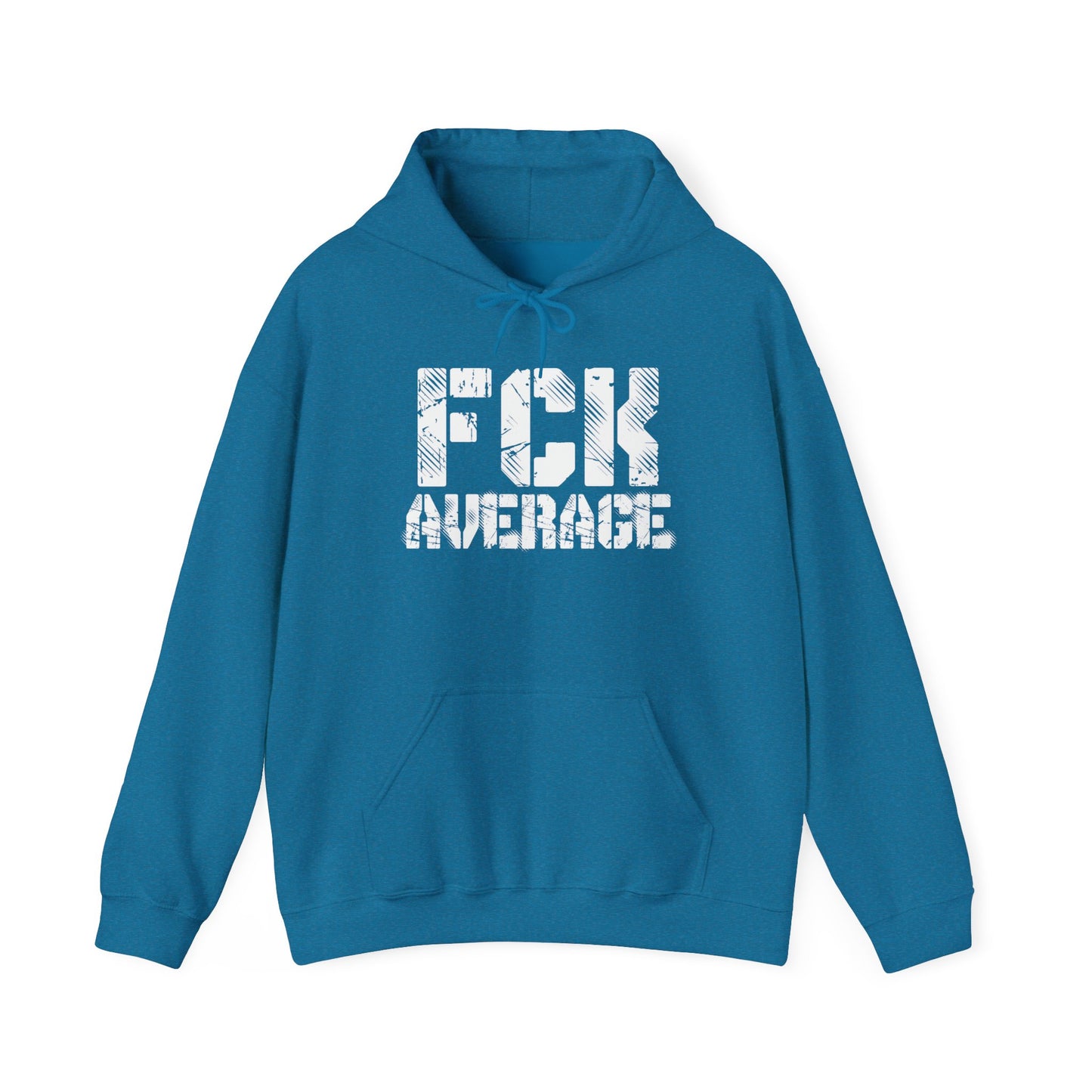 Women's "FCK Average" Heavy Hoodie (White)