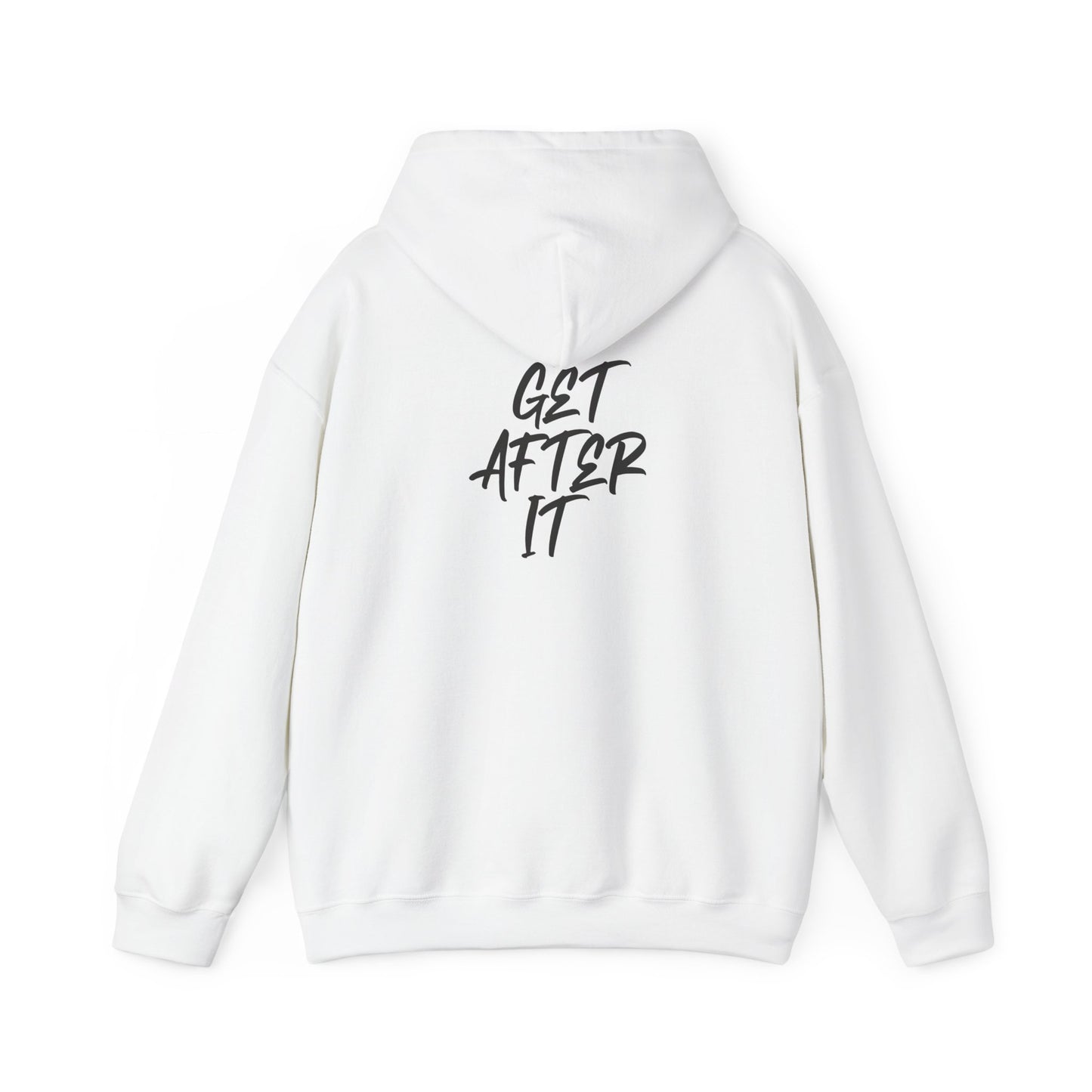 Women's "Get After It" V1 Heavy Hoodie (Black)