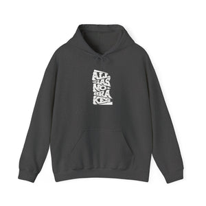 Open image in slideshow, Men&#39;s Heavy Hoodie - All Gas No Breaks (White)
